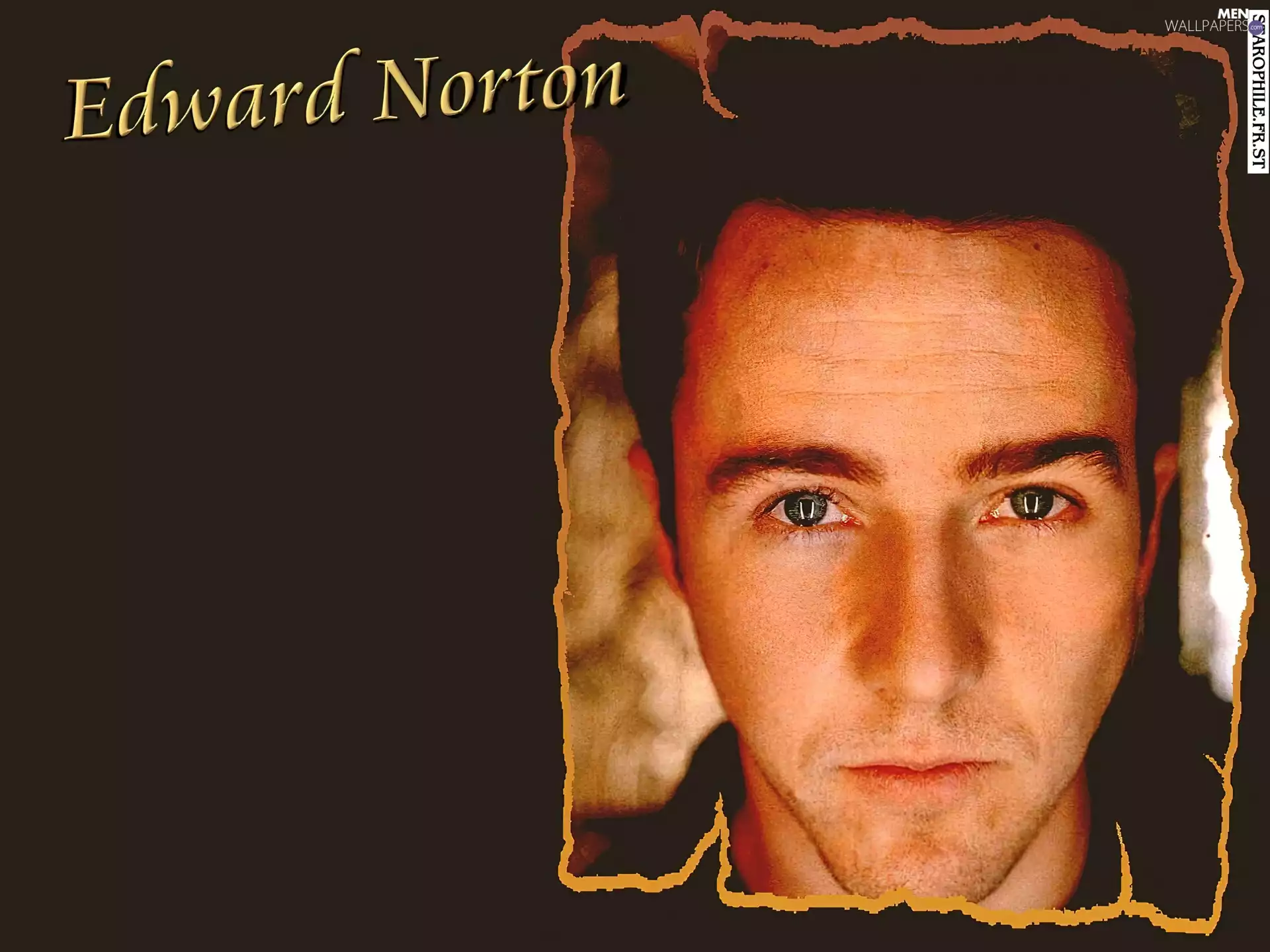 Green eyes, Edward Norton, face