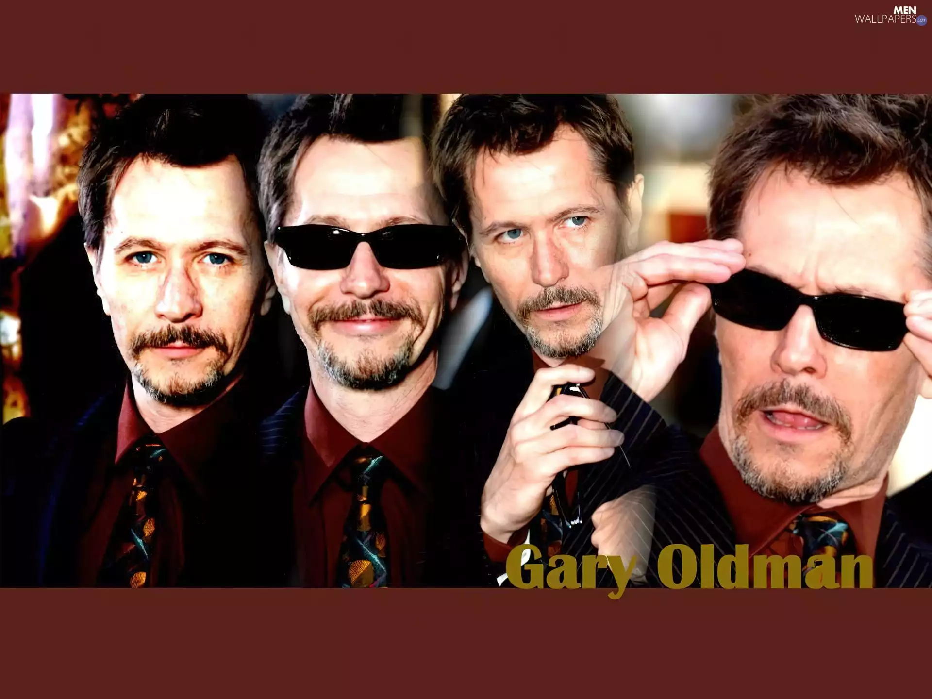 Blue eyes, Gary Oldman, Glasses