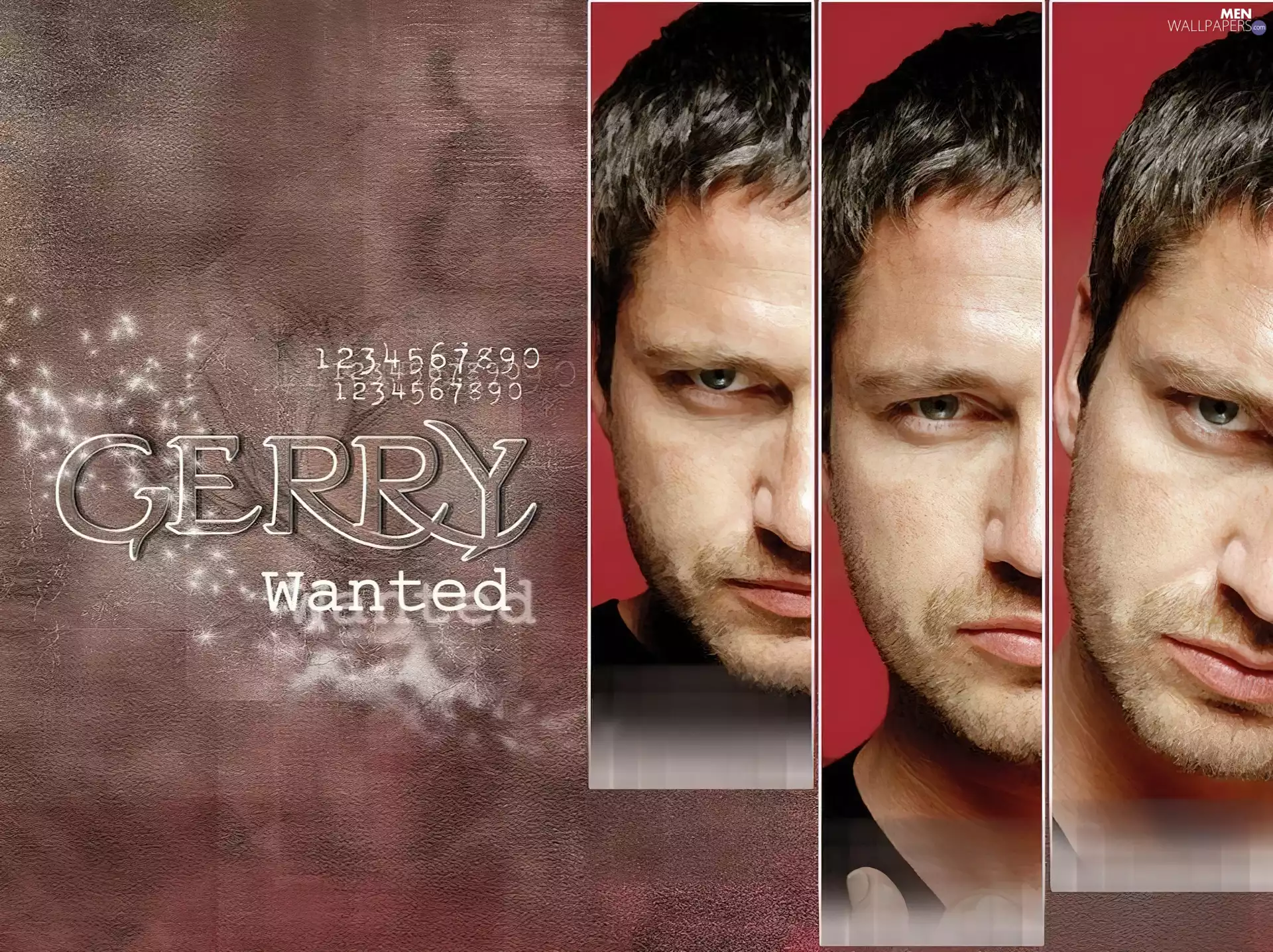 Gerard Butler, Blue eyes