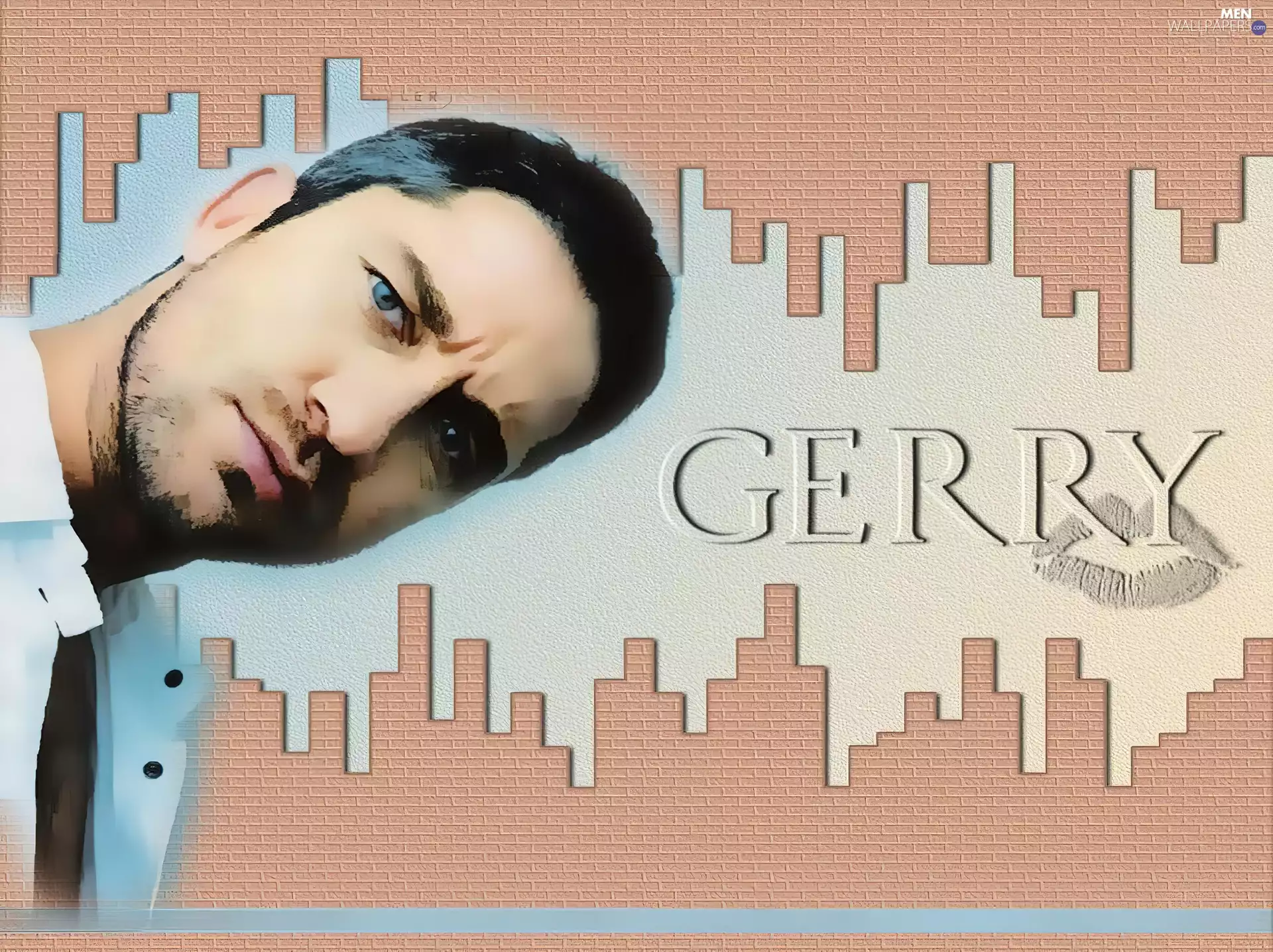 Gerard Butler, Blue eyes