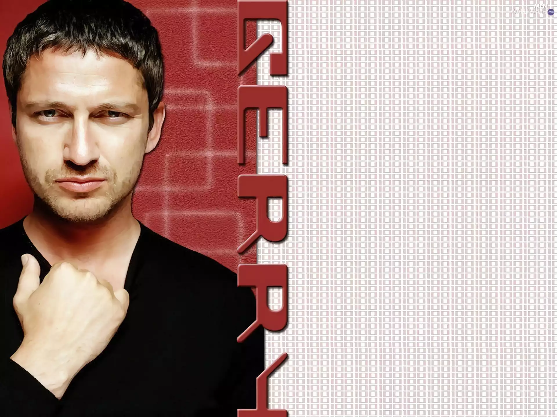 Gerard Butler, Blue eyes