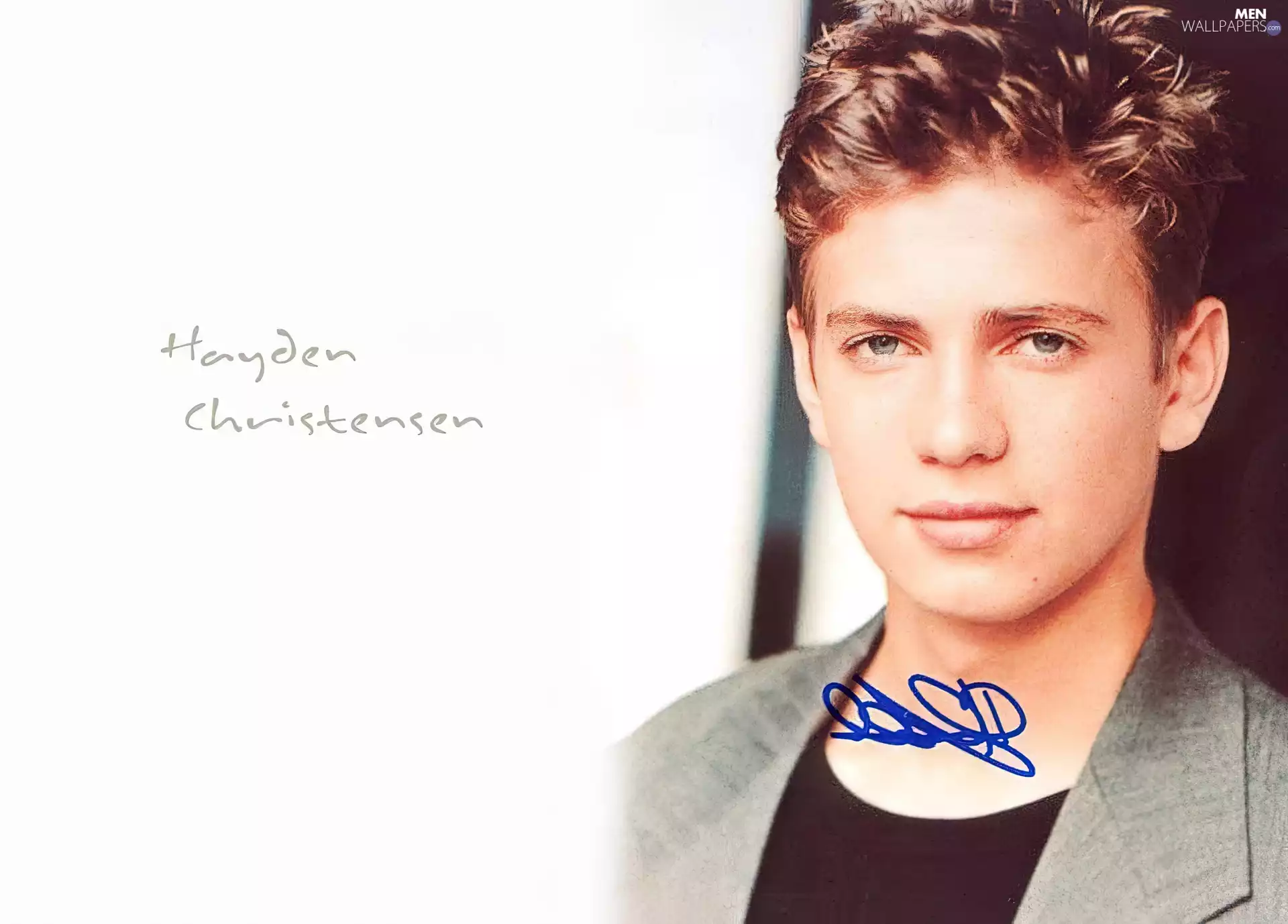 Hayden Christensen, Blue eyes