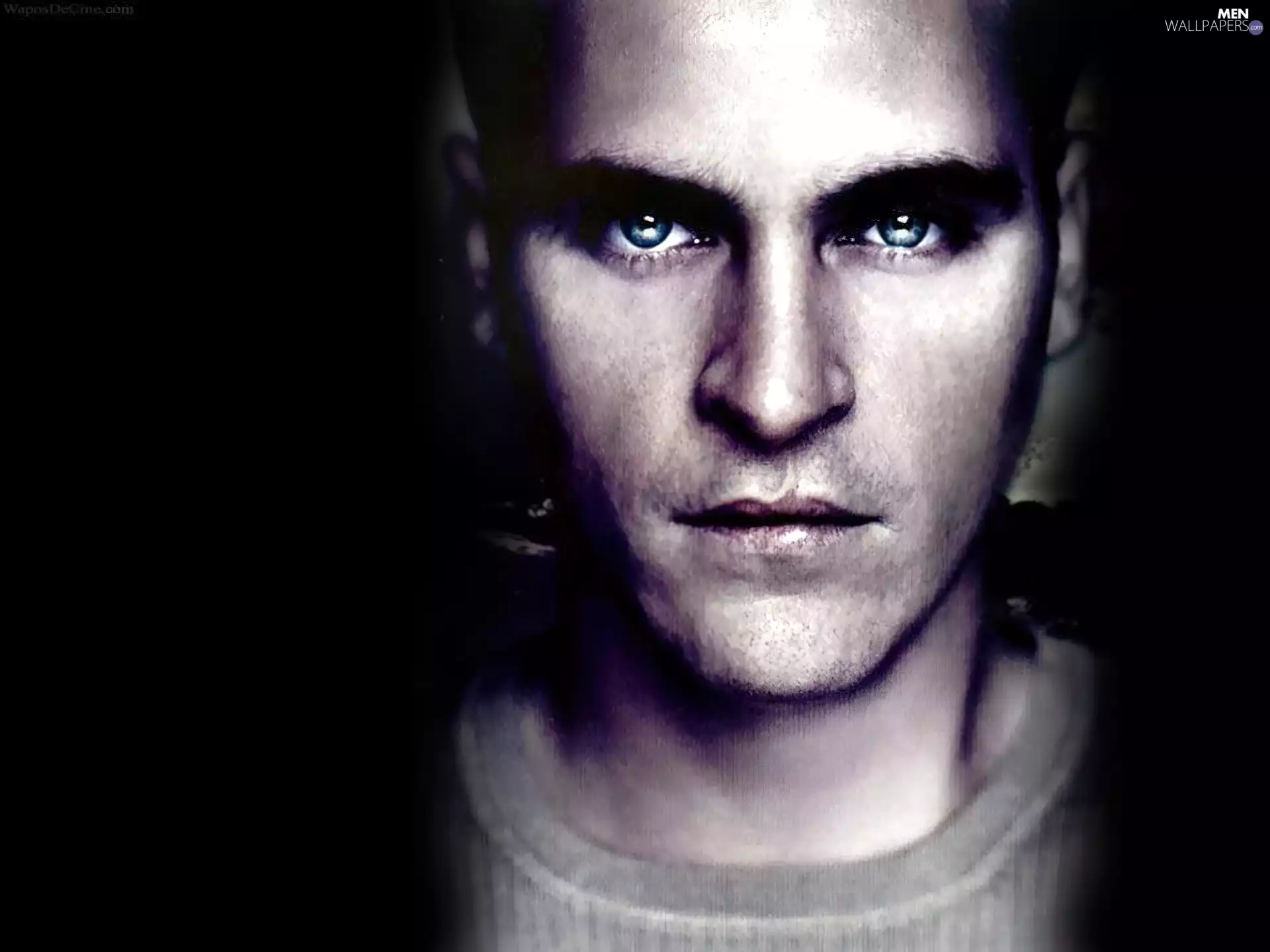 Joaquin Phoenix, Blue eyes