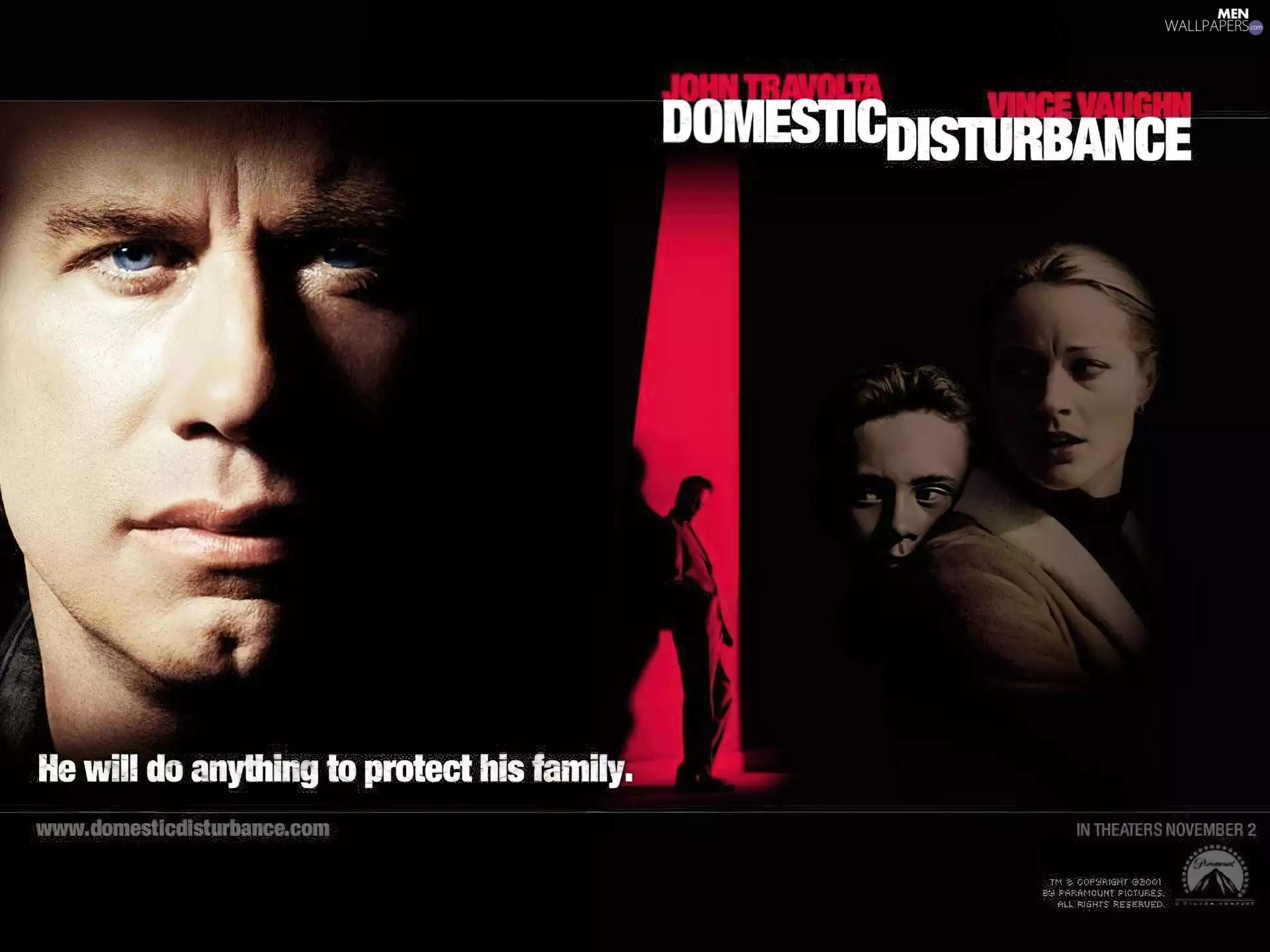 John Travolta, Blue eyes