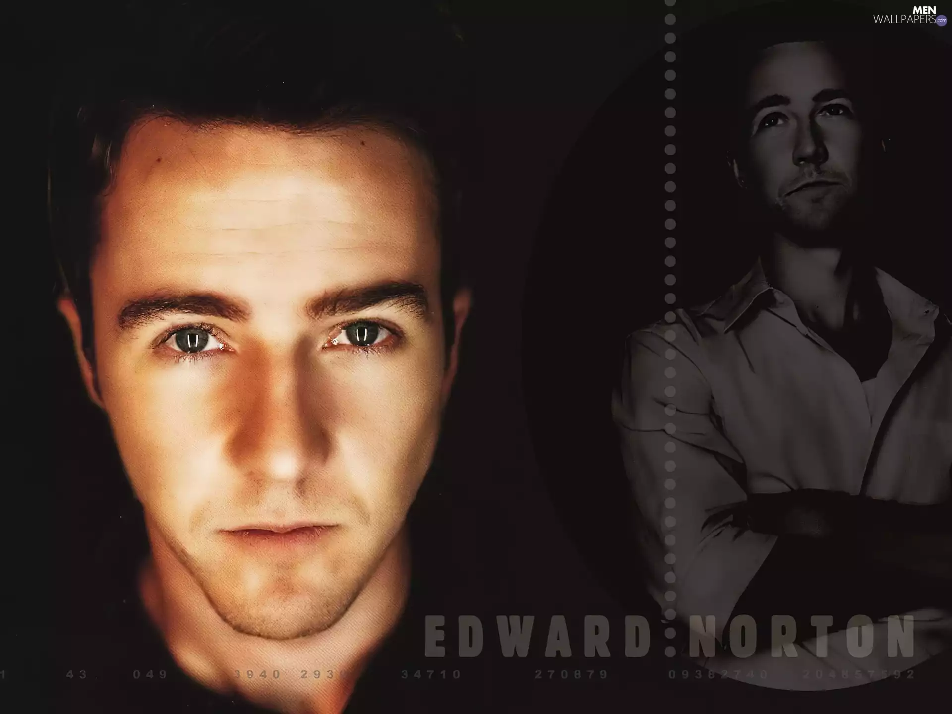 tanned, Edward Norton, Eyes