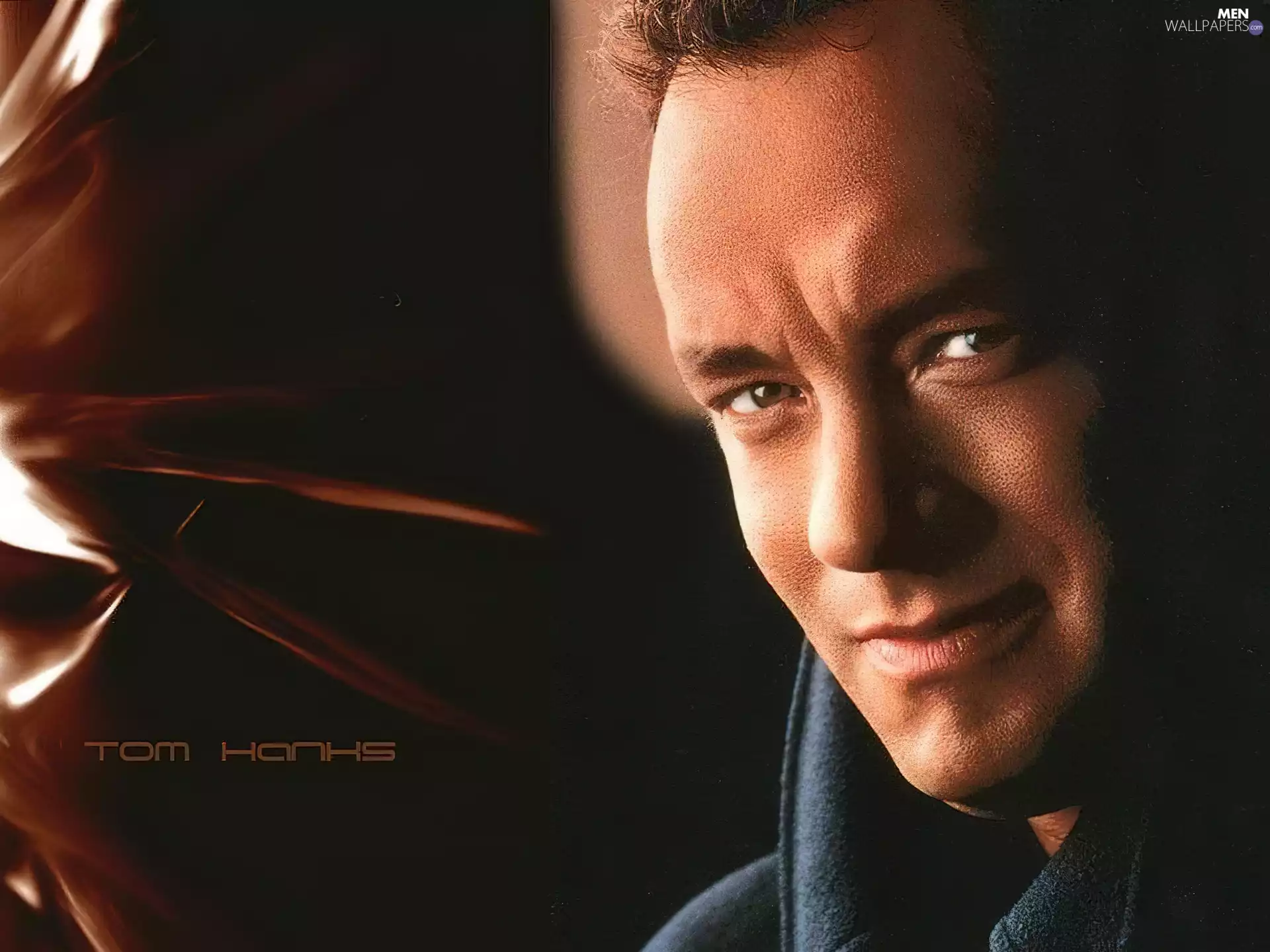 Brown eyes, Tom Hanks, face