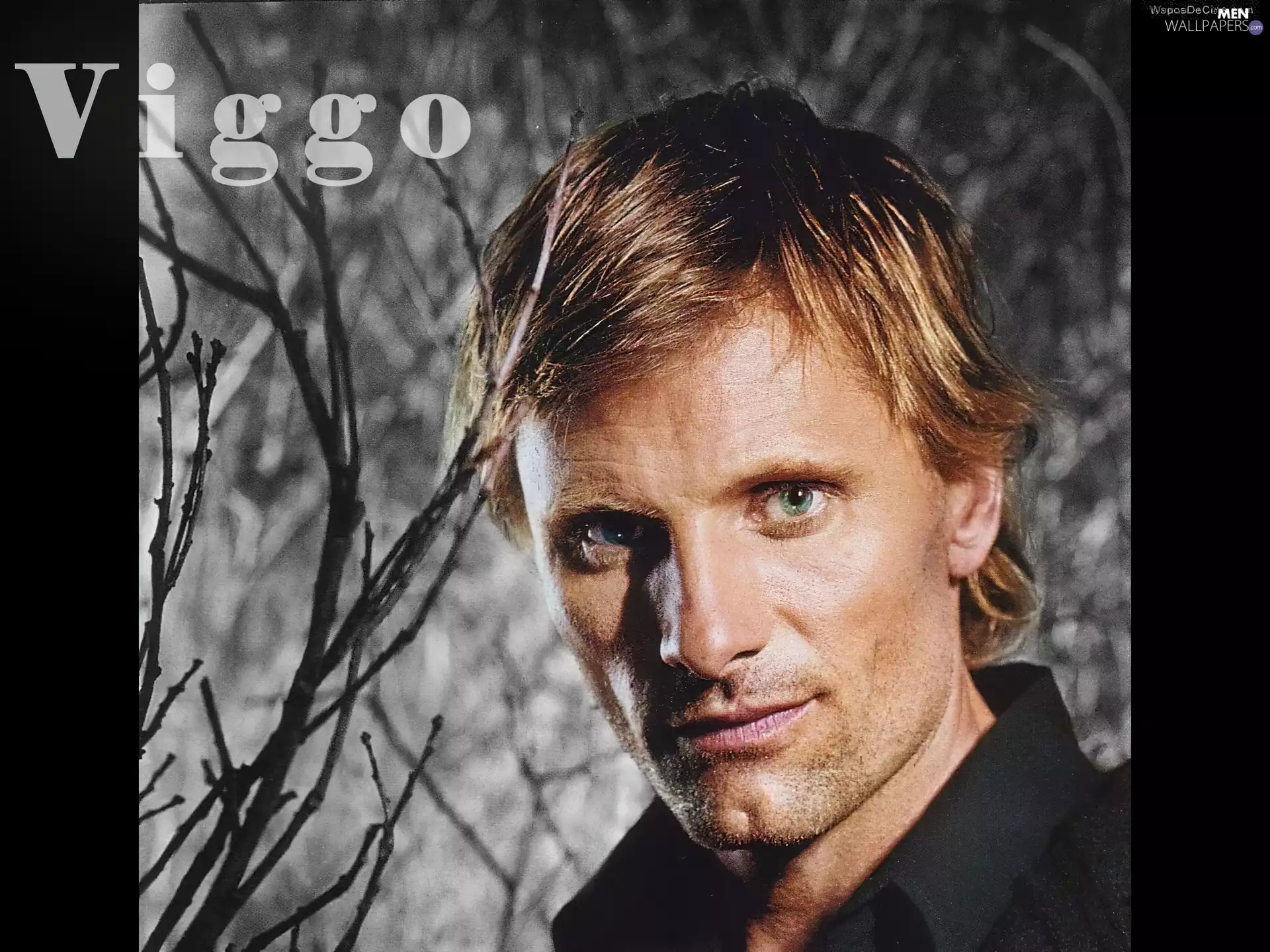 Viggo Mortensen, Blue eyes