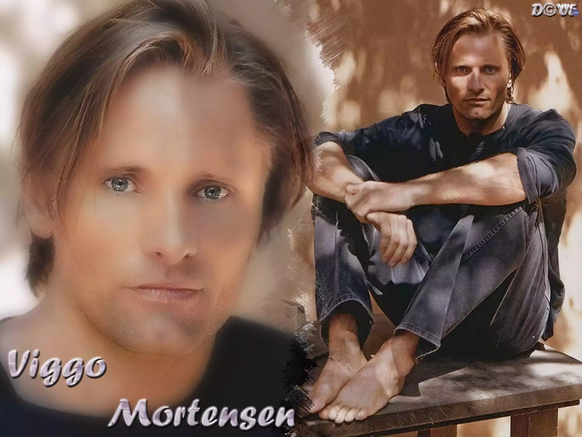 Viggo Mortensen, Blue eyes