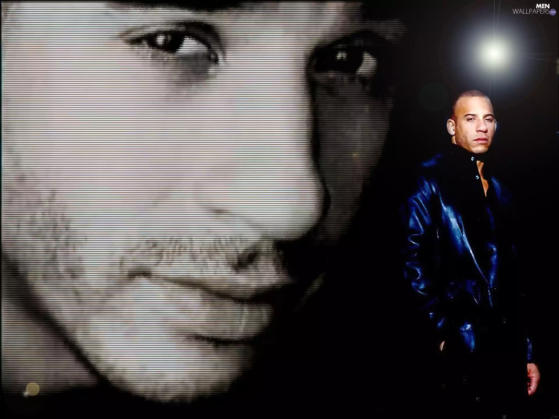 dark eyes, Vin Diesel, face