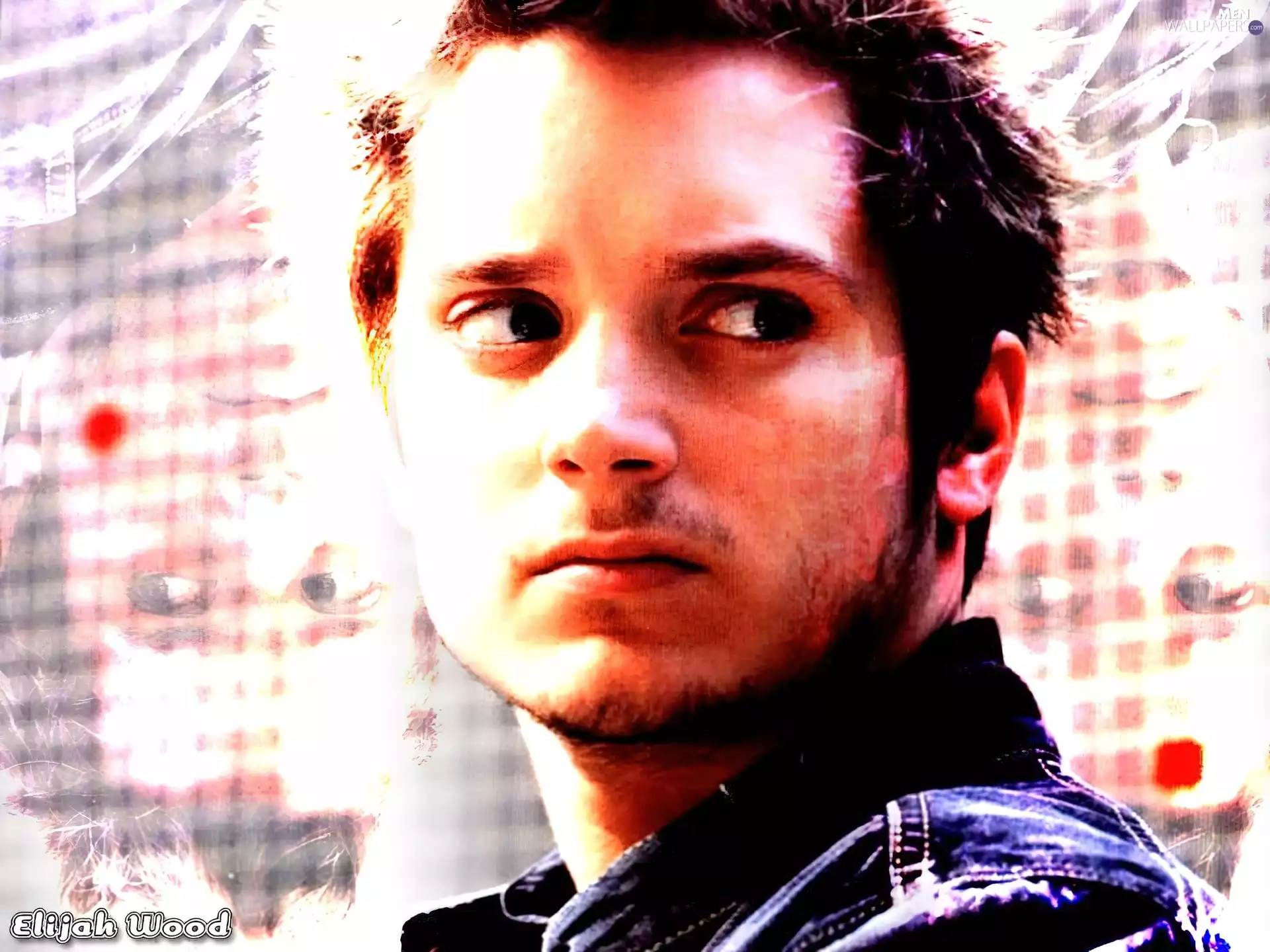beard, Elijah Wood, face