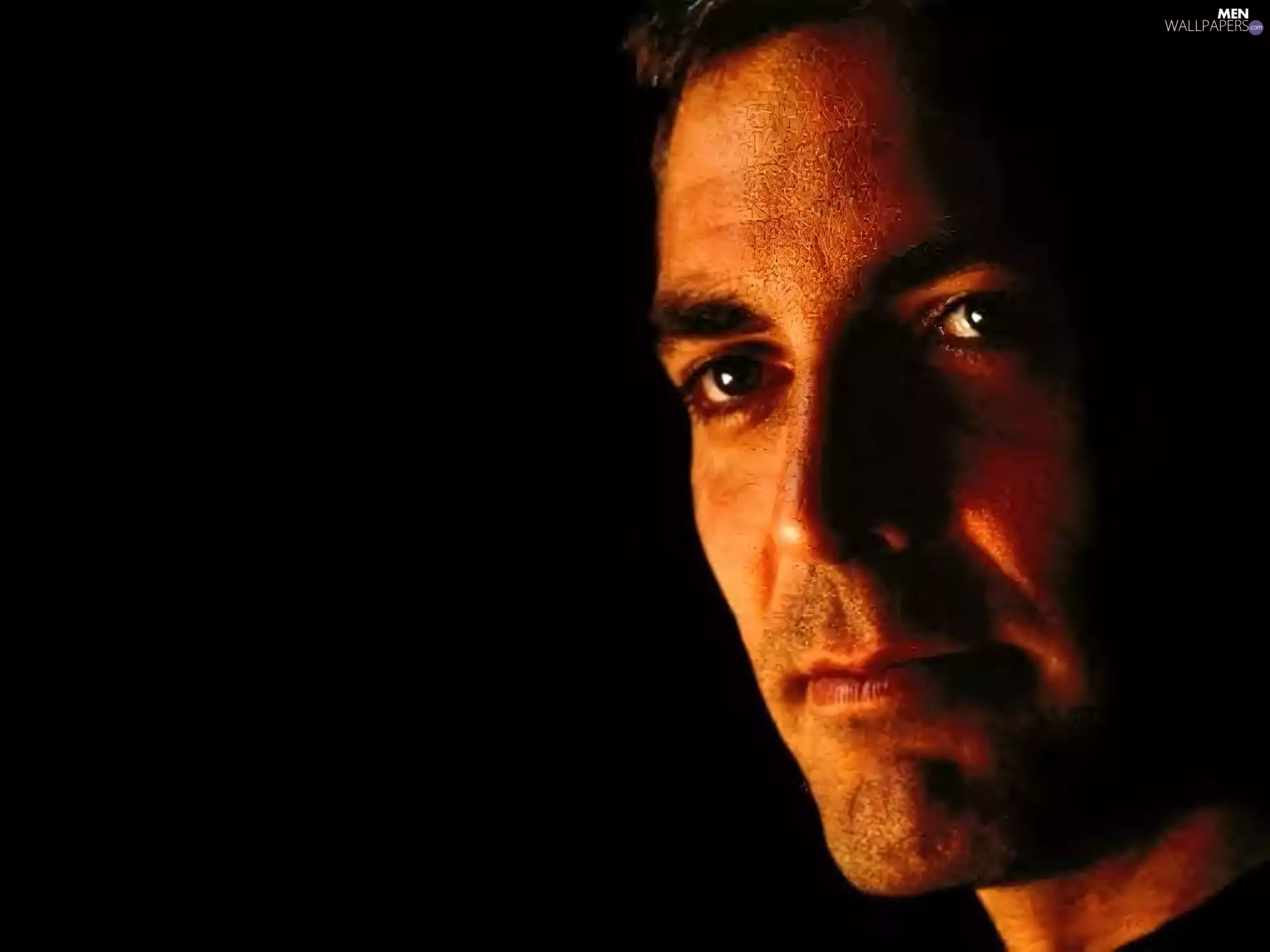 Eyes, George Clooney, face