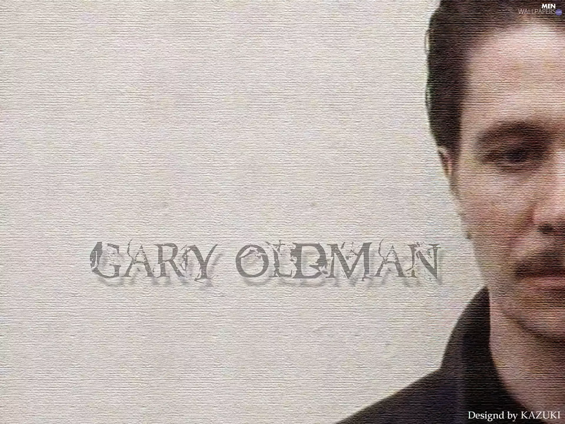 Gary Oldman, half face