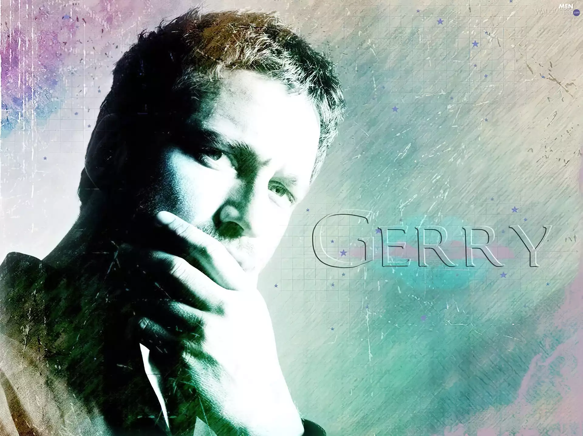 hand, Gerard Butler, face