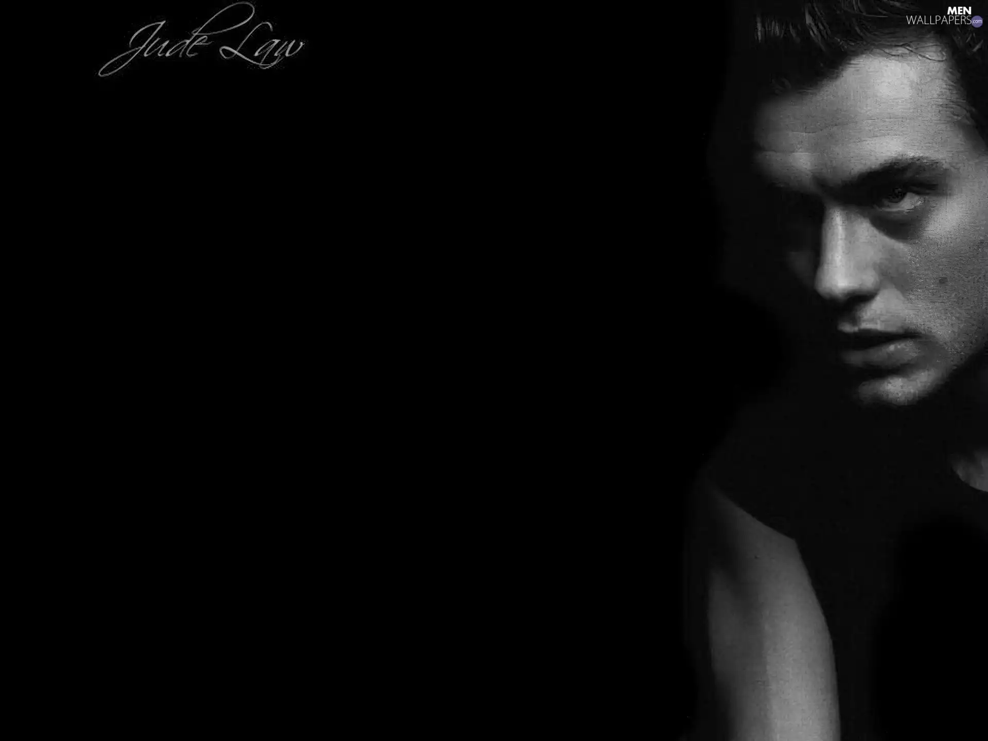 hand, Jude Law, face