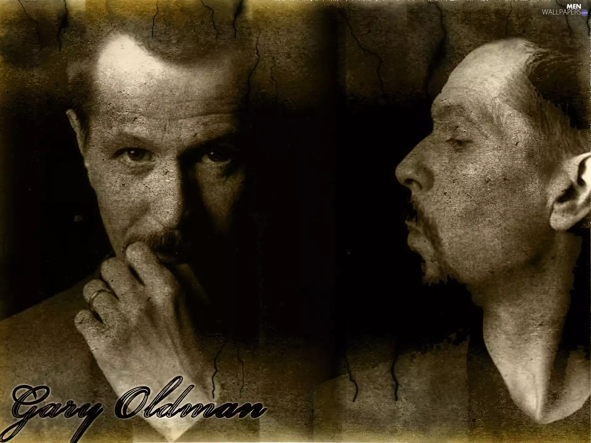 hand, Gary Oldman, face