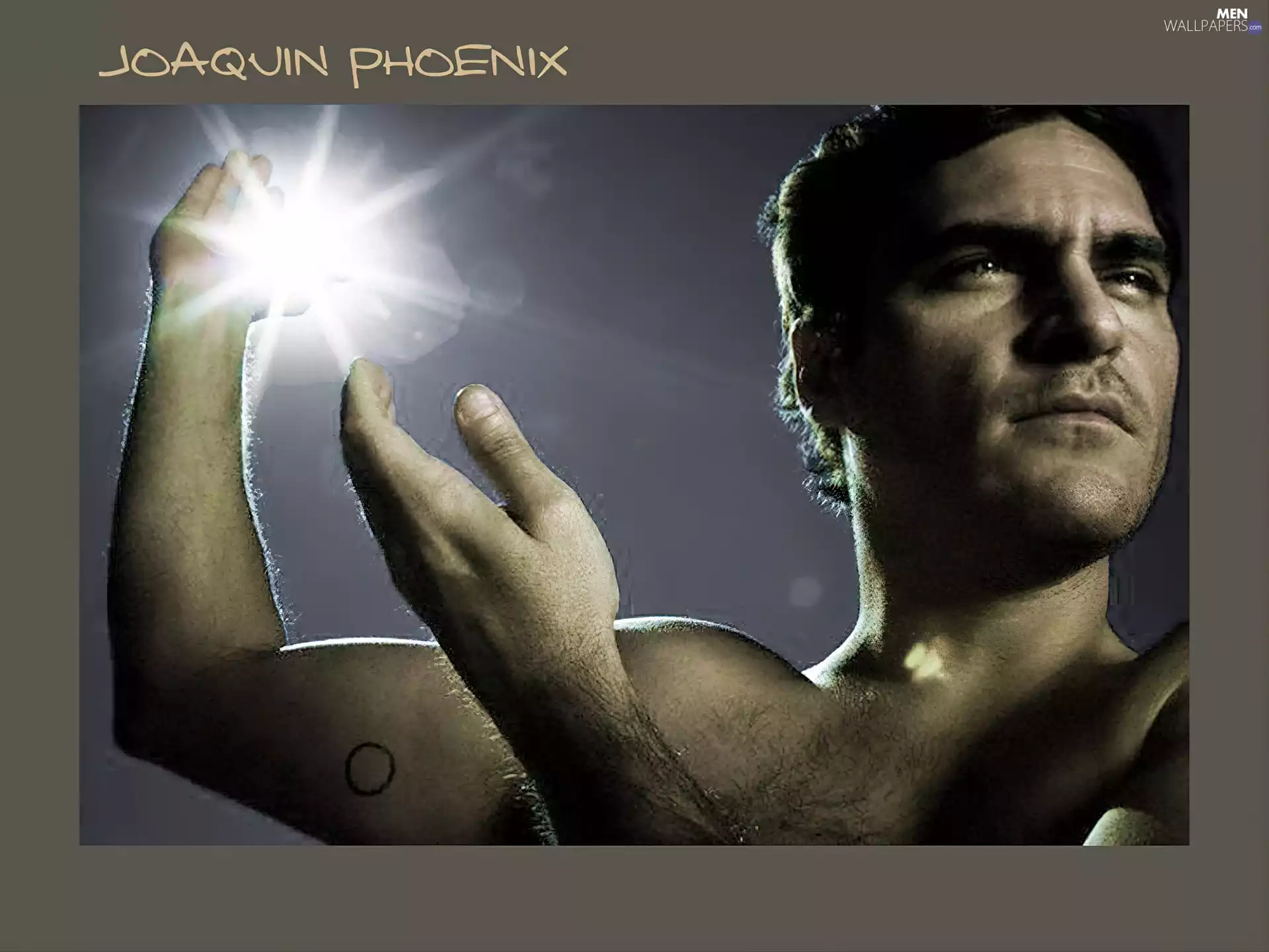 hands, Joaquin Phoenix, face