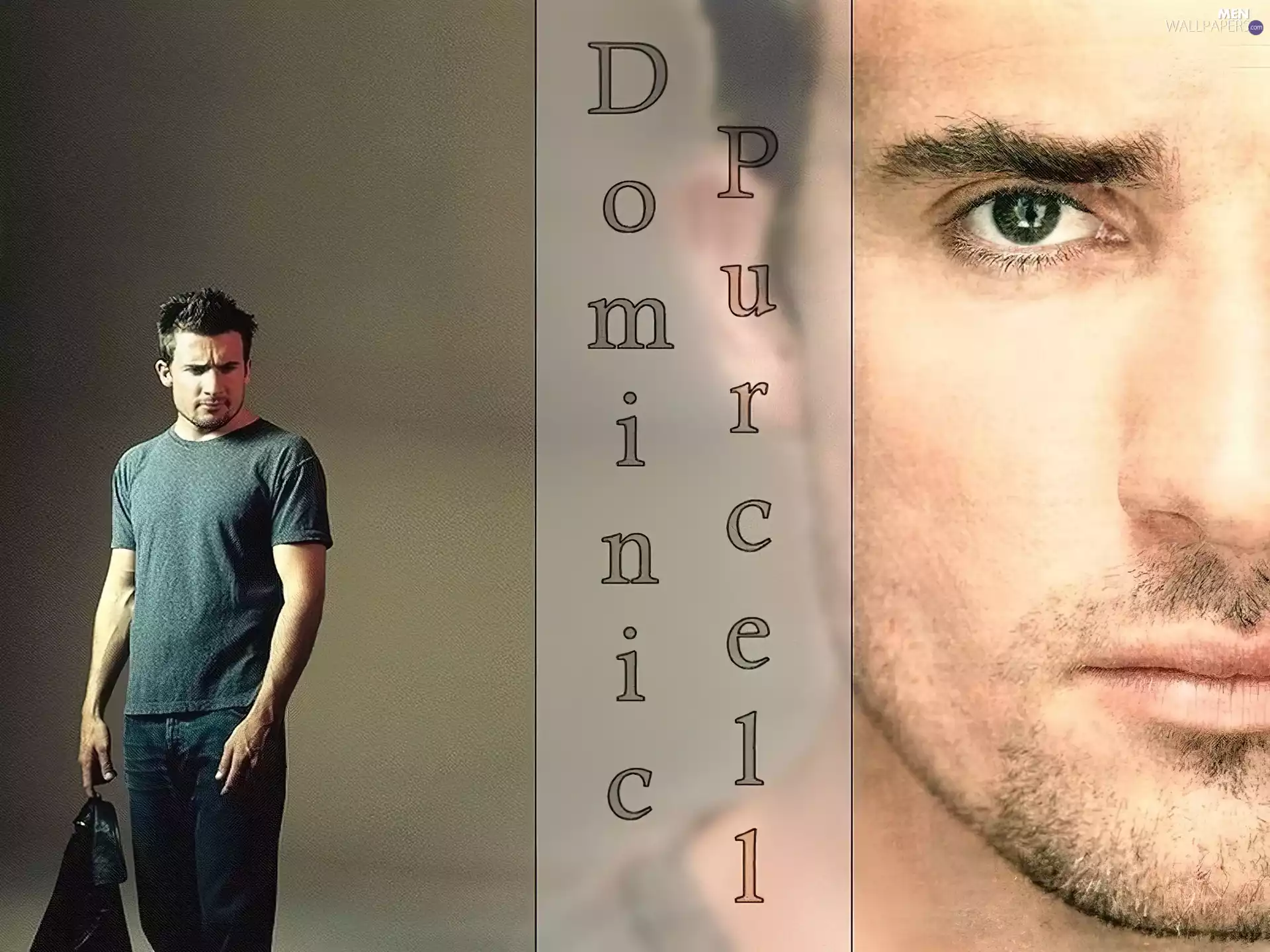 jeans, Dominic Purcell, face