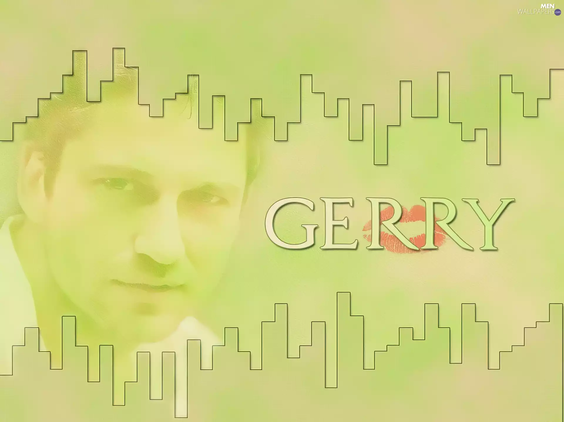 lips, Gerard Butler, face