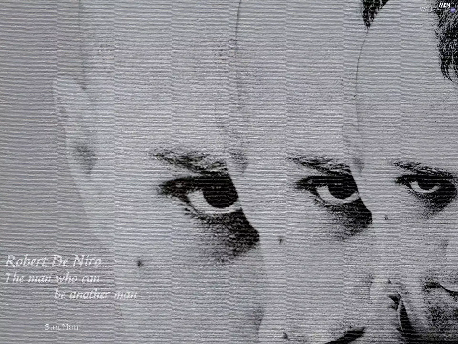 Robert De Niro, faces