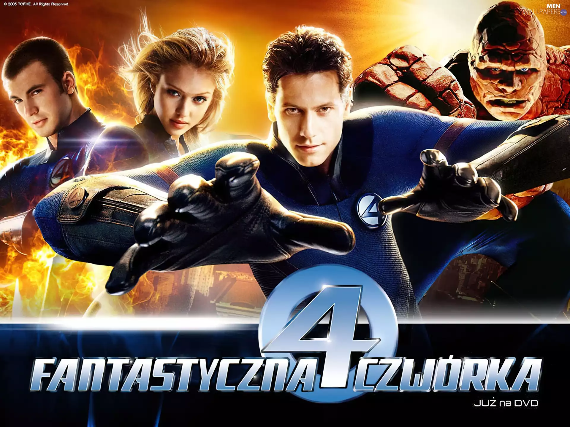 Fantastic Four 1, Jessica Alba, Chris Evans, Ioan Gruffudd