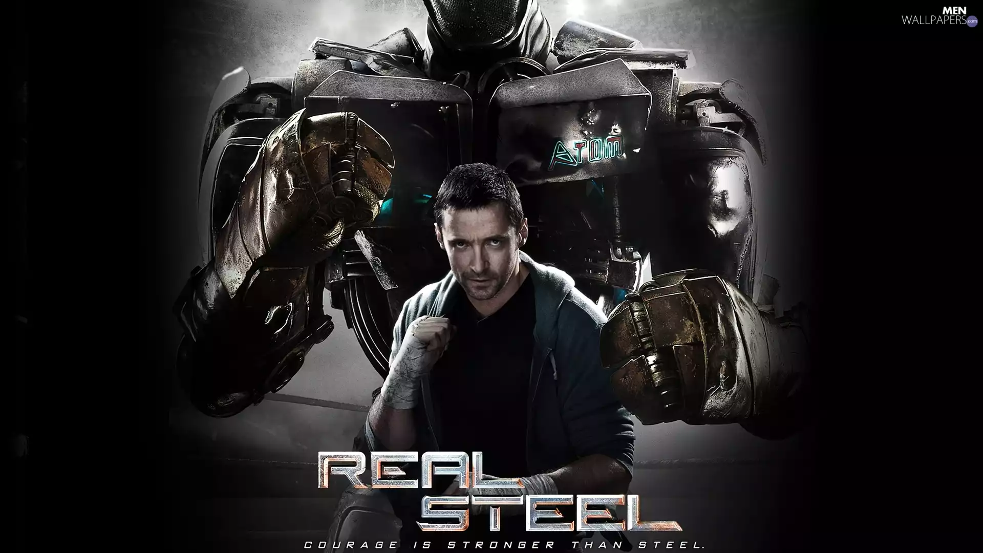 Hugh Jackman, Robot, fists, Real Steel