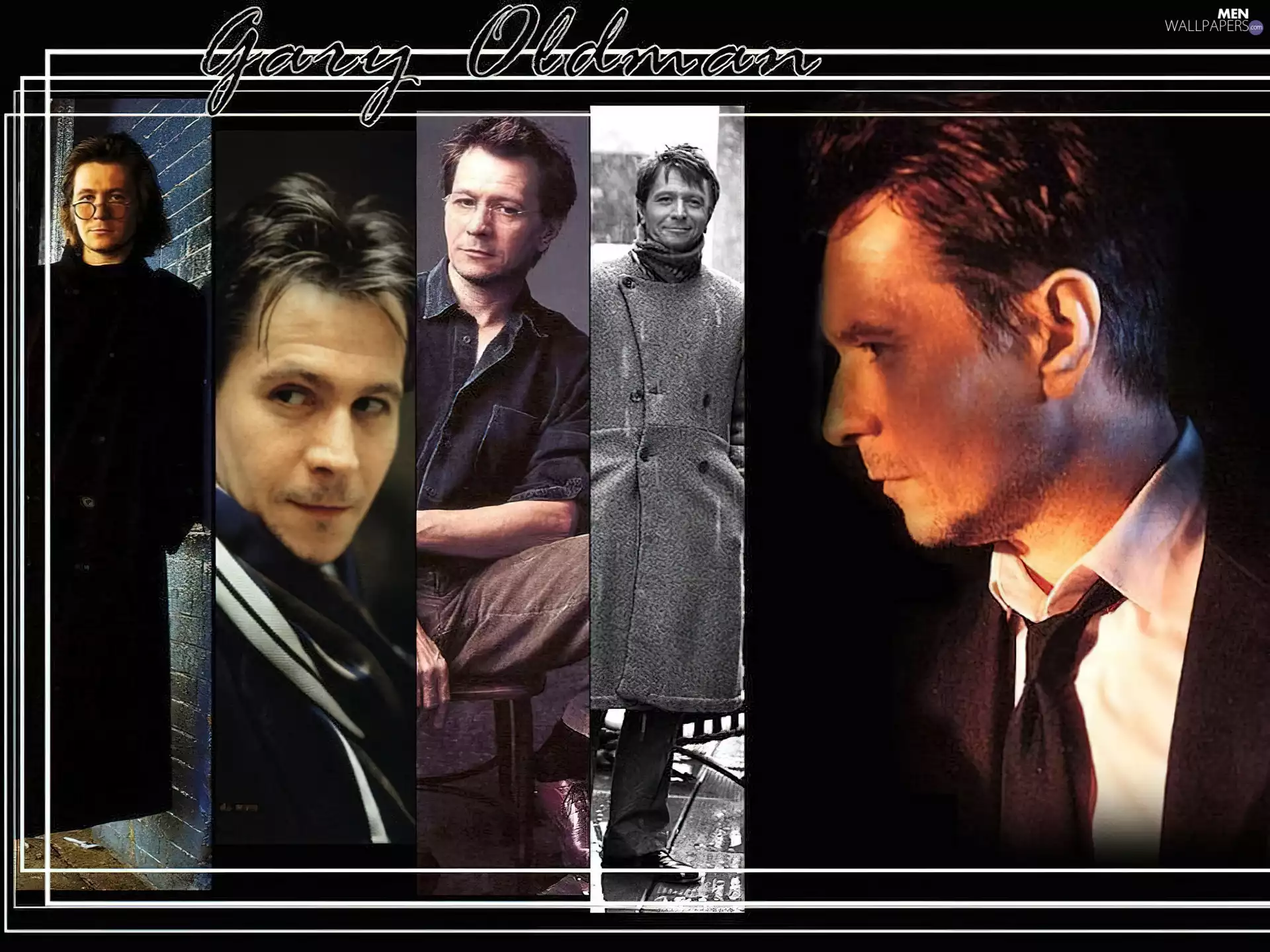 Tie, Gary Oldman, gray coat