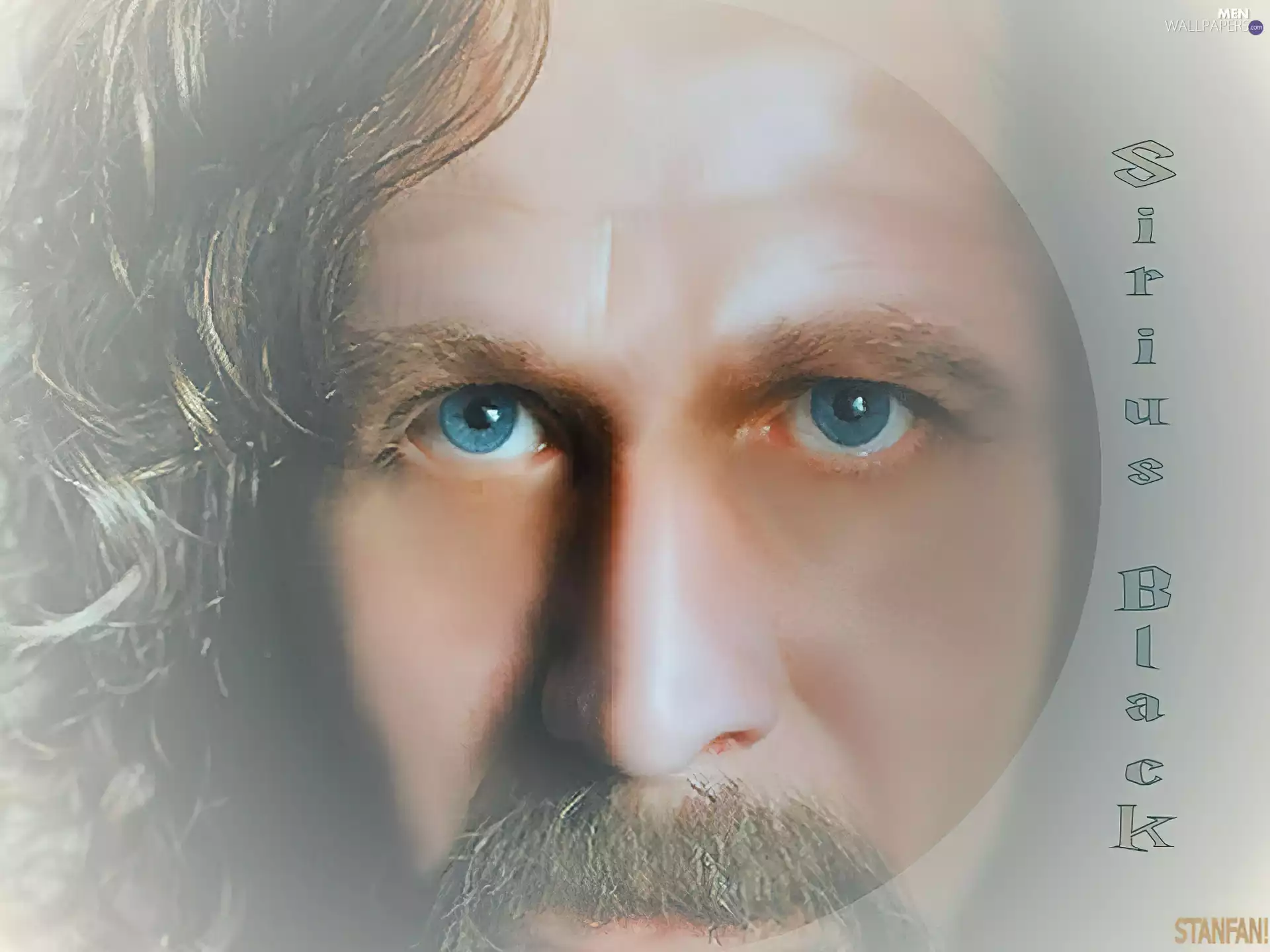 moustache, Gary Oldman, Blue eyes