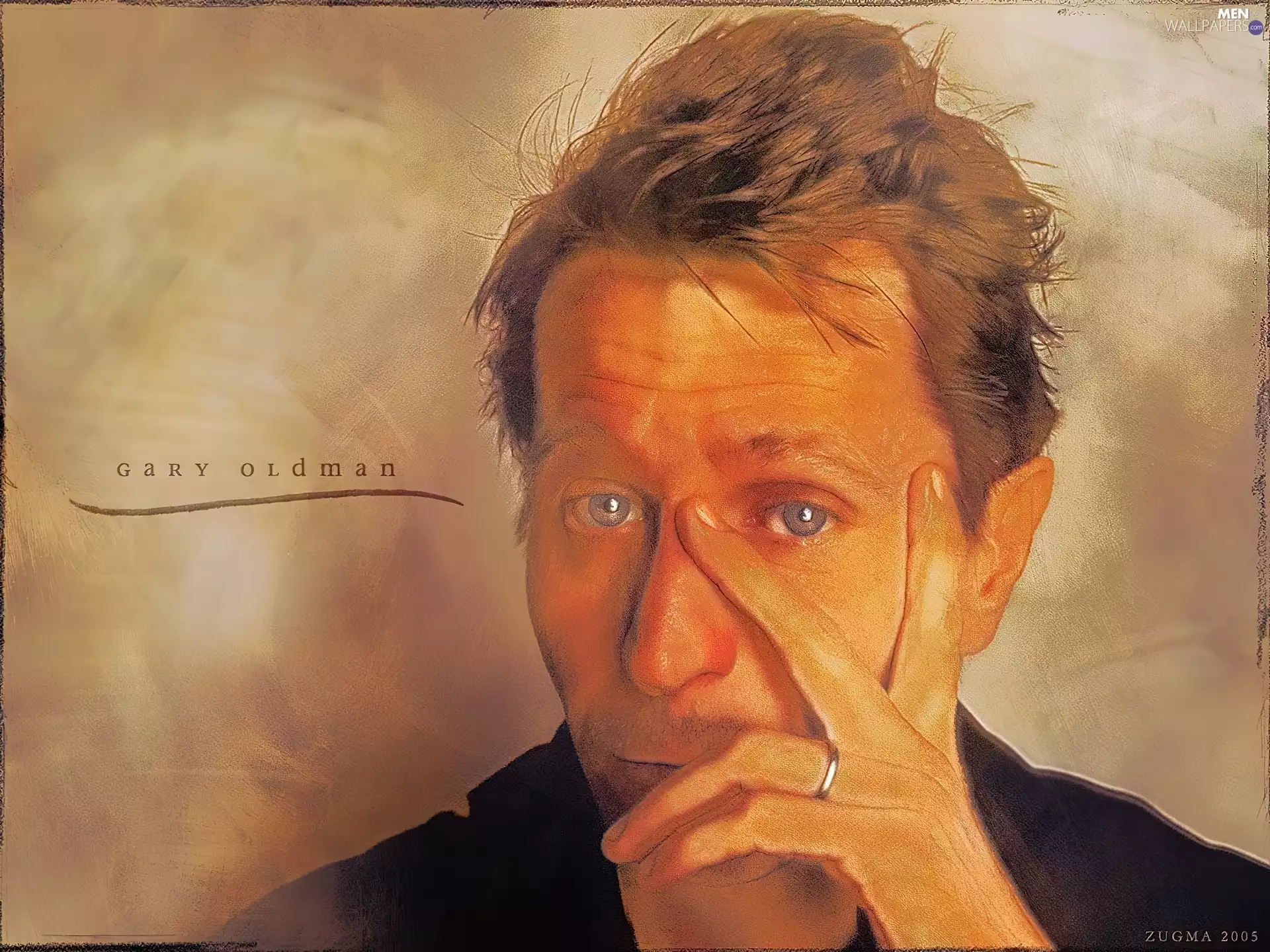 ring, Gary Oldman, Blue eyes