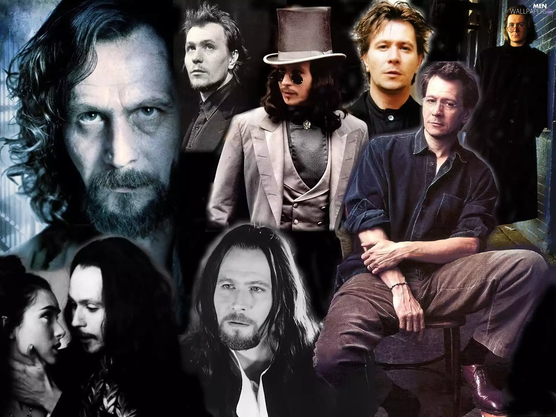 Hat, Gary Oldman, long hair