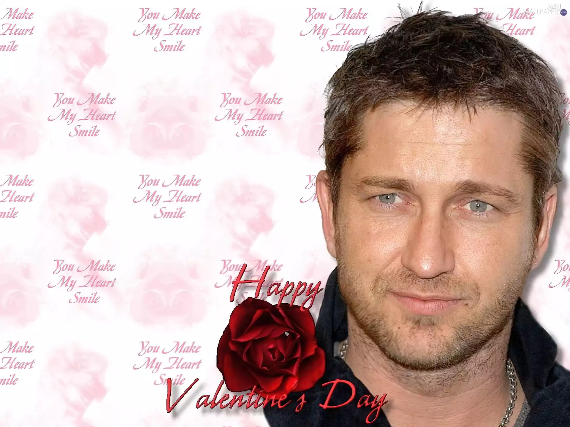 rose, Gerard Butler, Blue eyes