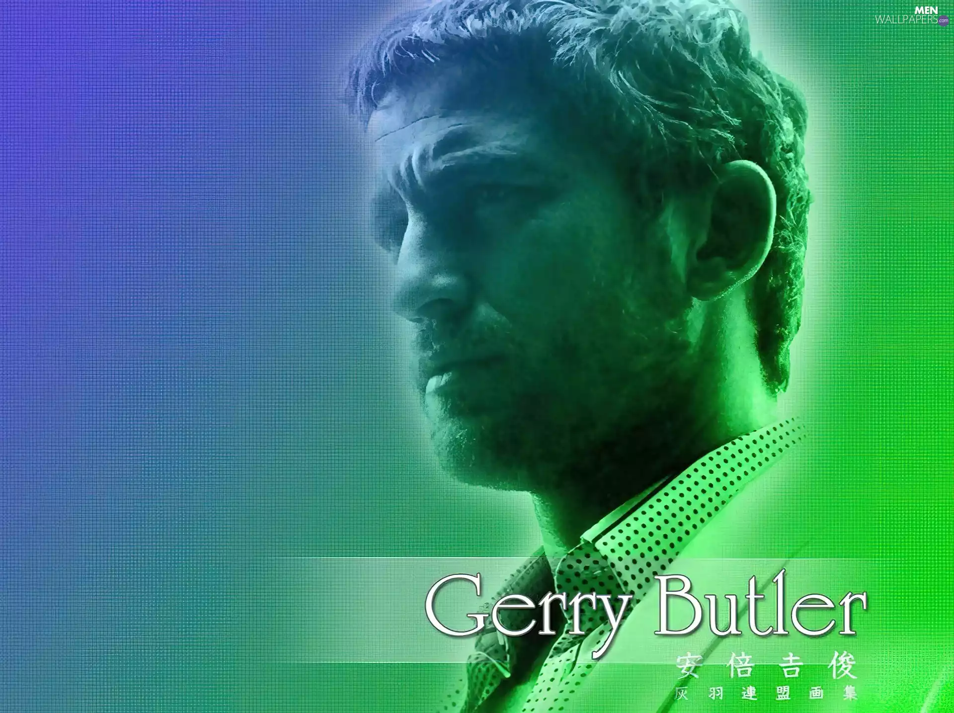 beard, Gerard Butler, Light hair