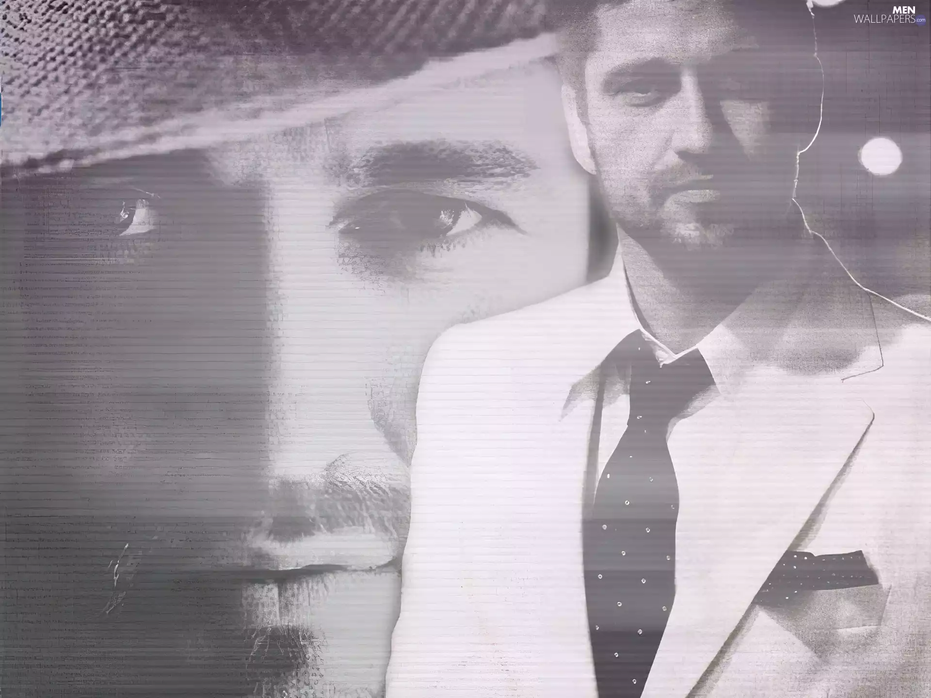 Tie, Gerard Butler, white jacket