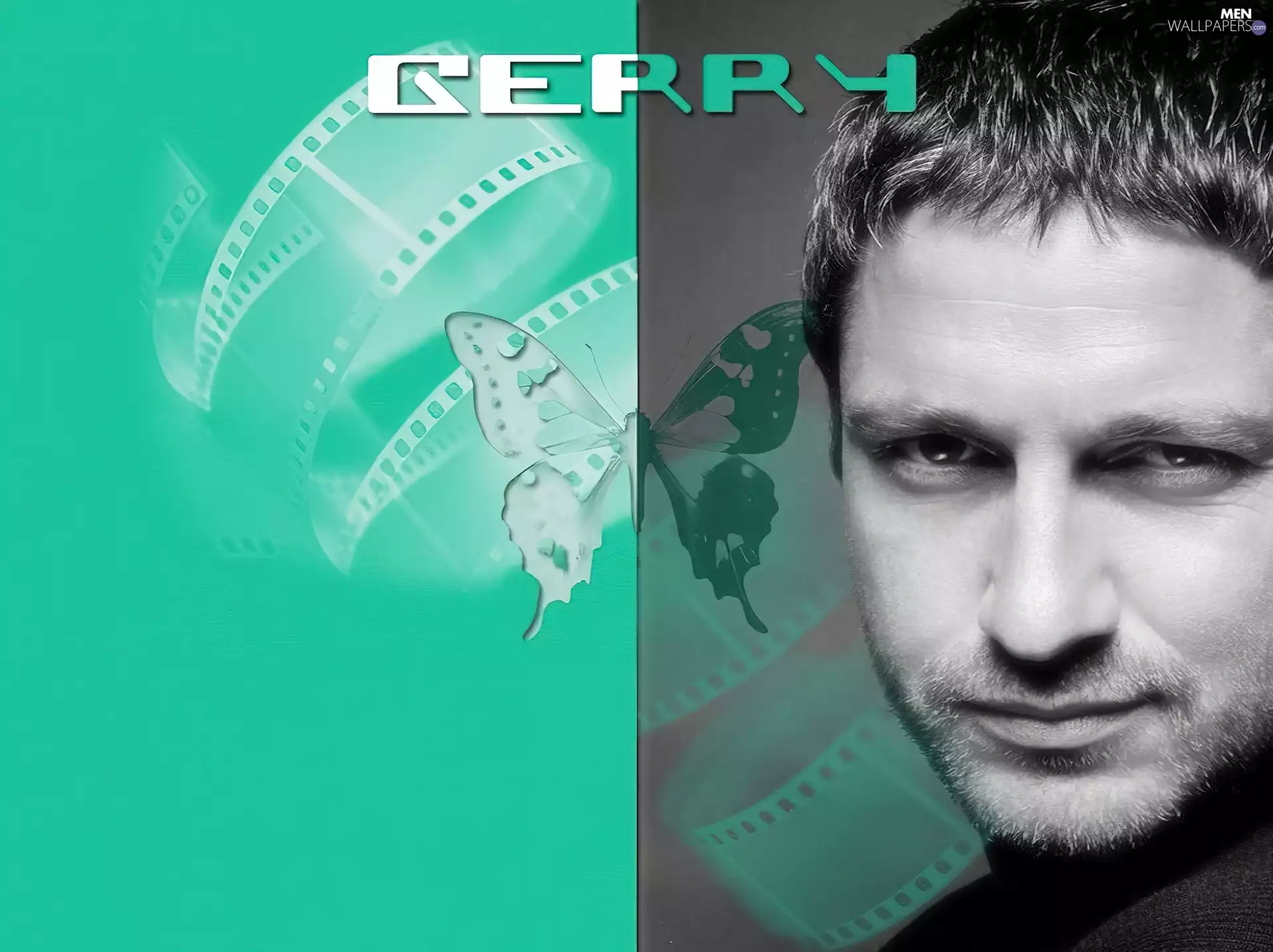 Gerard Butler, butterfly