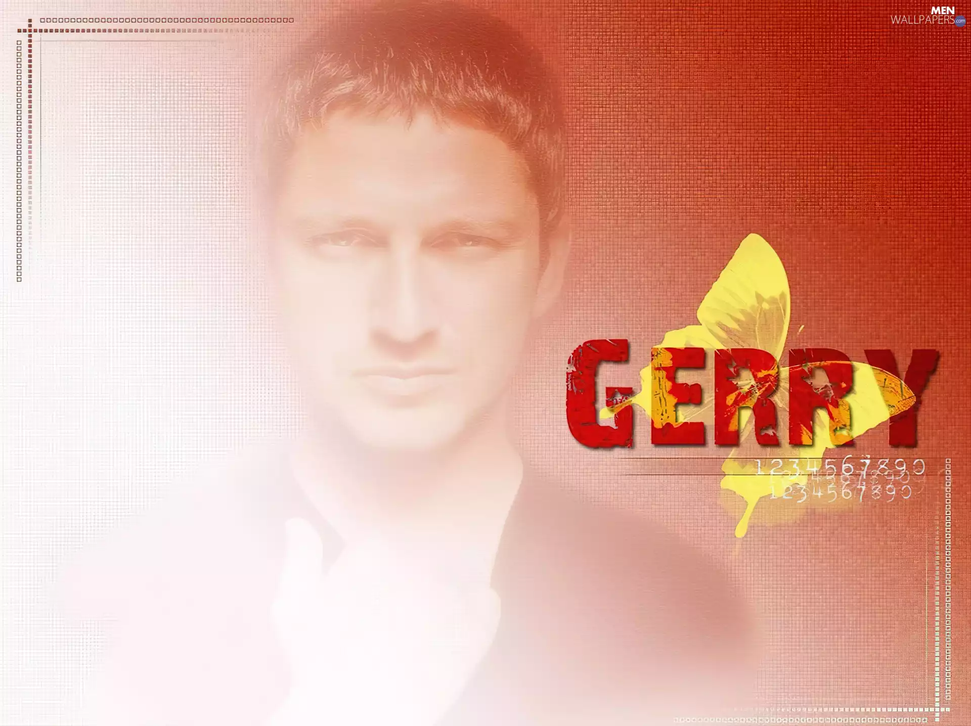 Gerard Butler, face