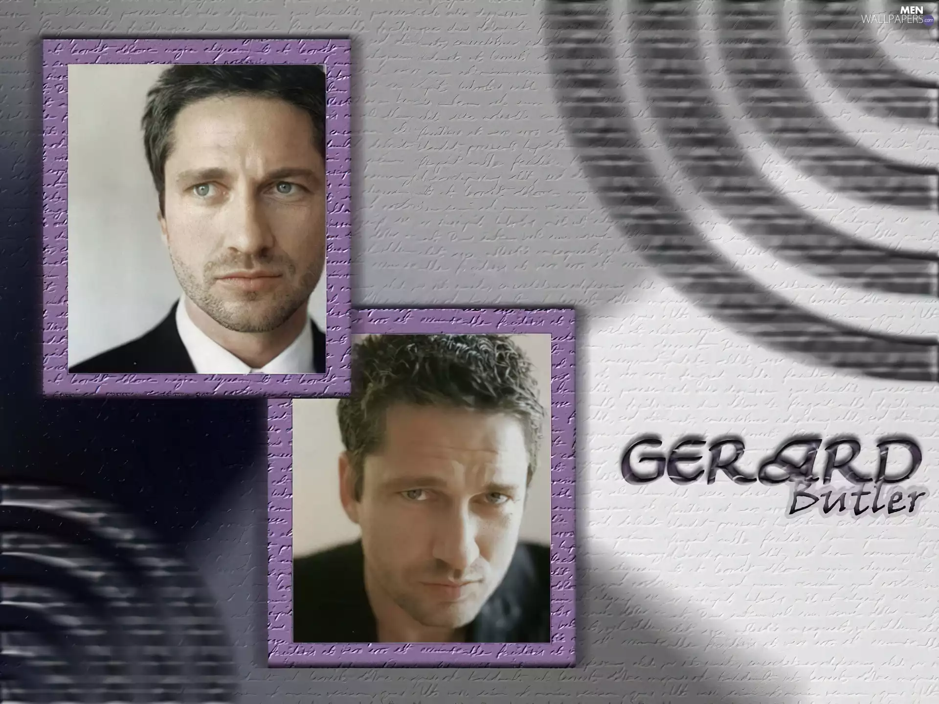 Gerard Butler, face