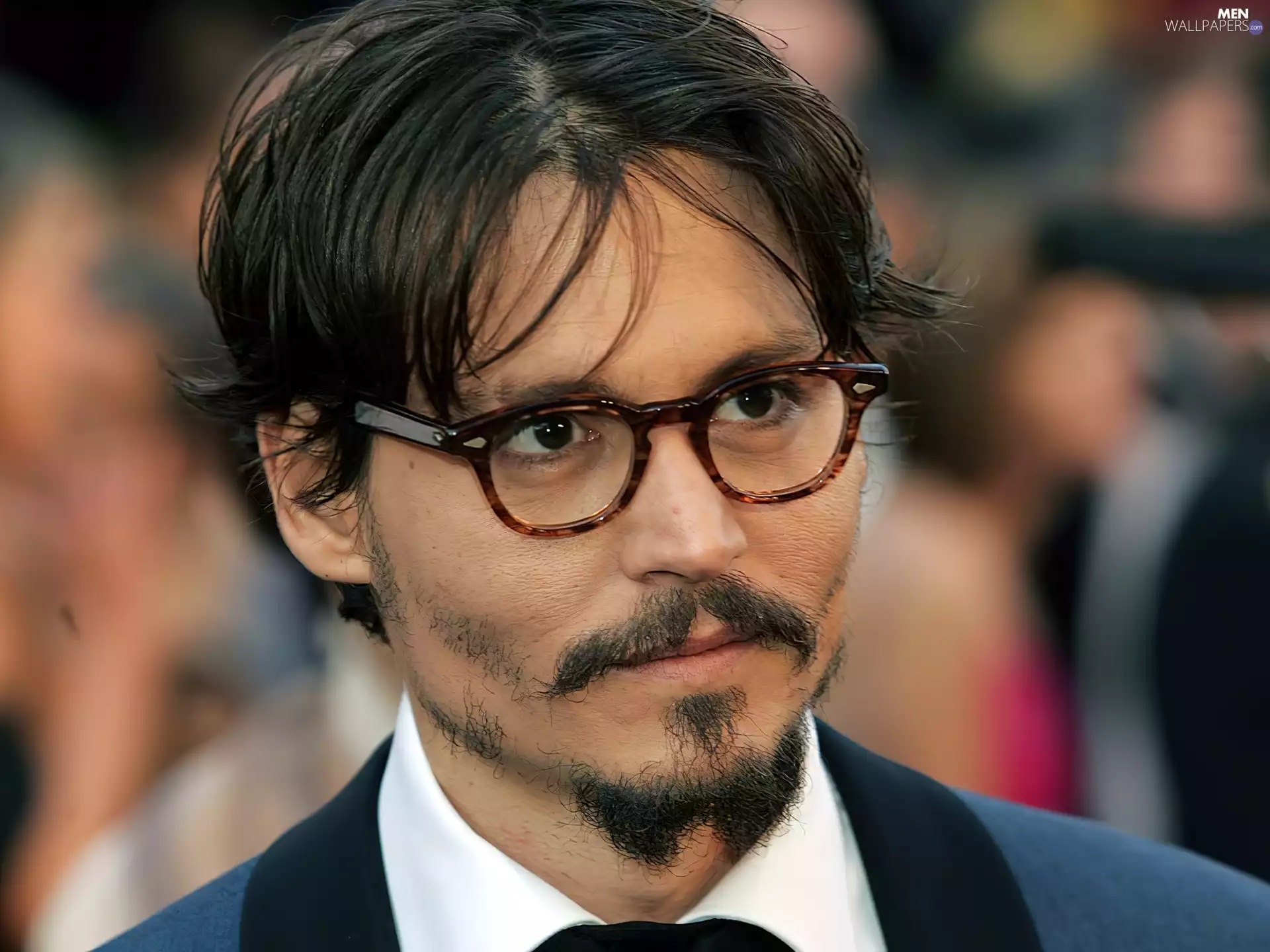 beard, Johnny Depp, Glasses