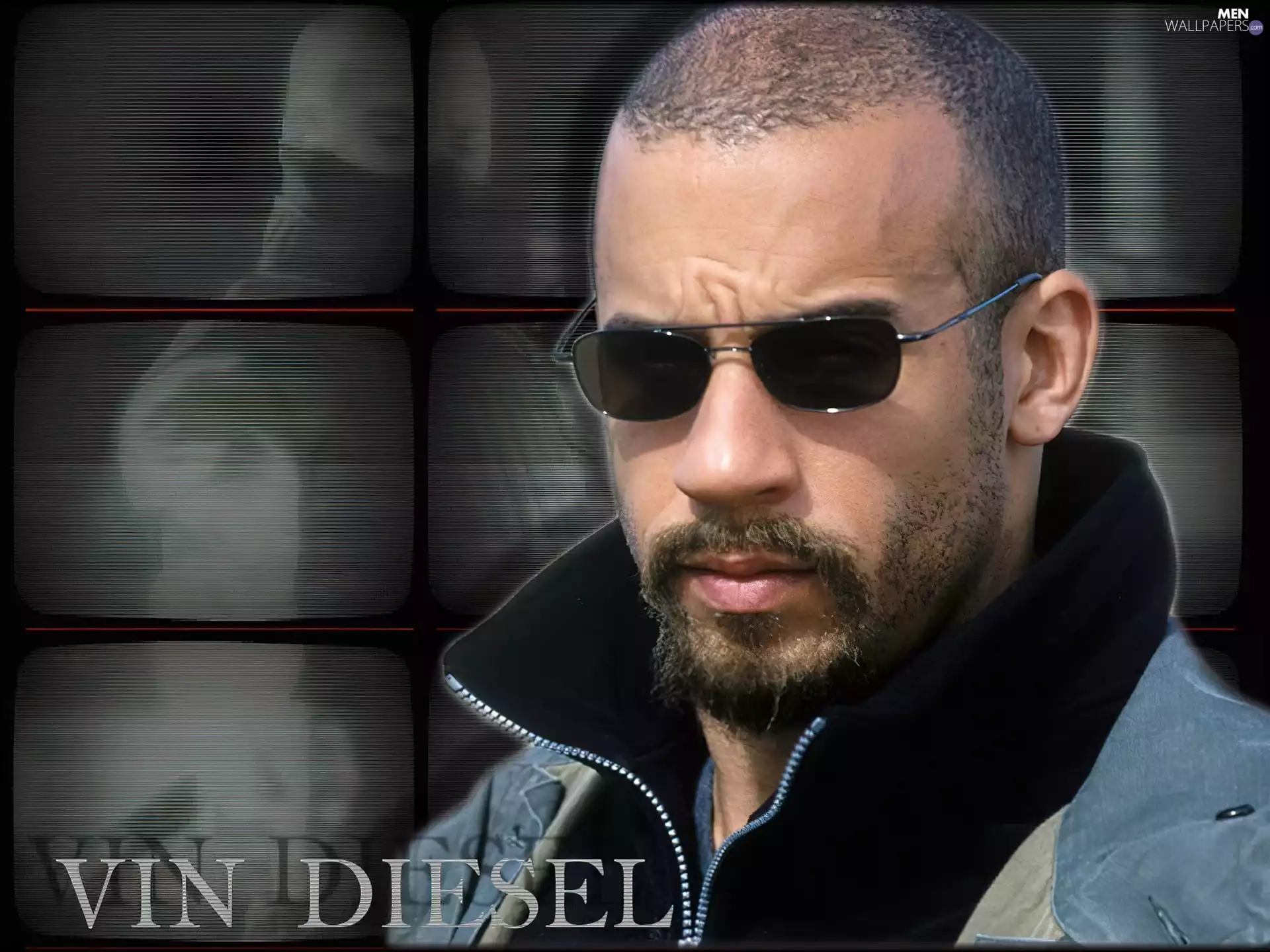 beard, Vin Diesel, Glasses