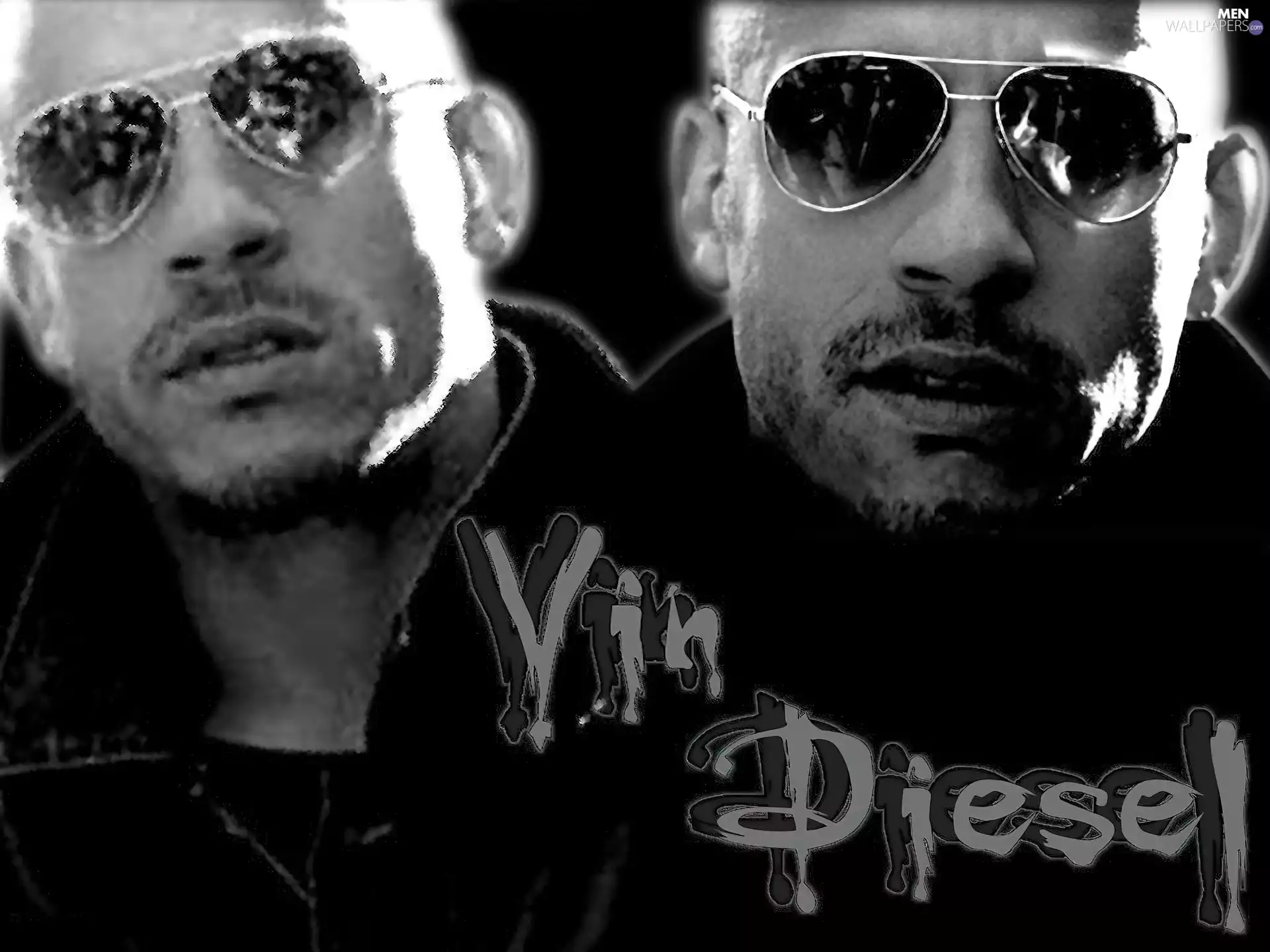 face, Vin Diesel, Glasses
