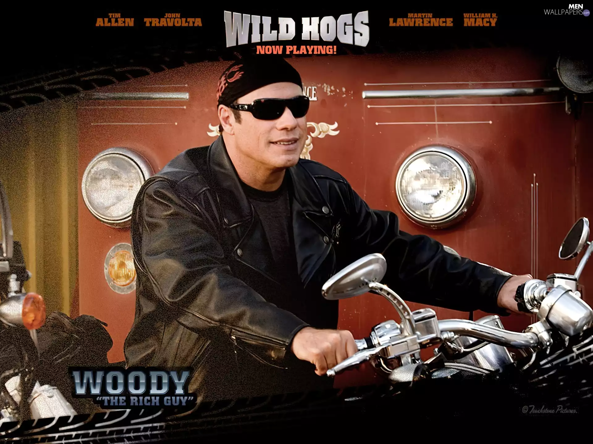 Motorbike, John Travolta, Glasses