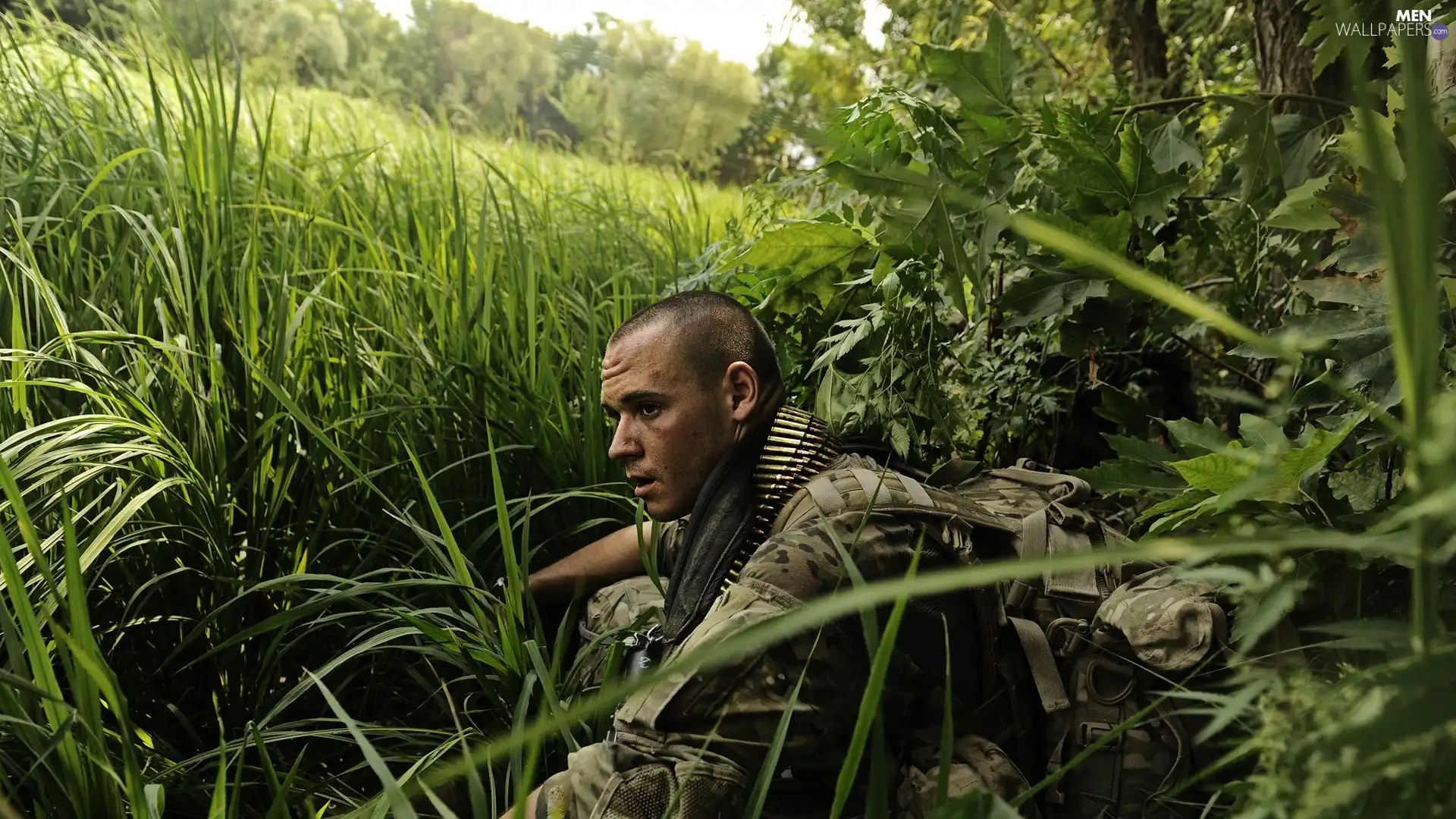 soldier, grass