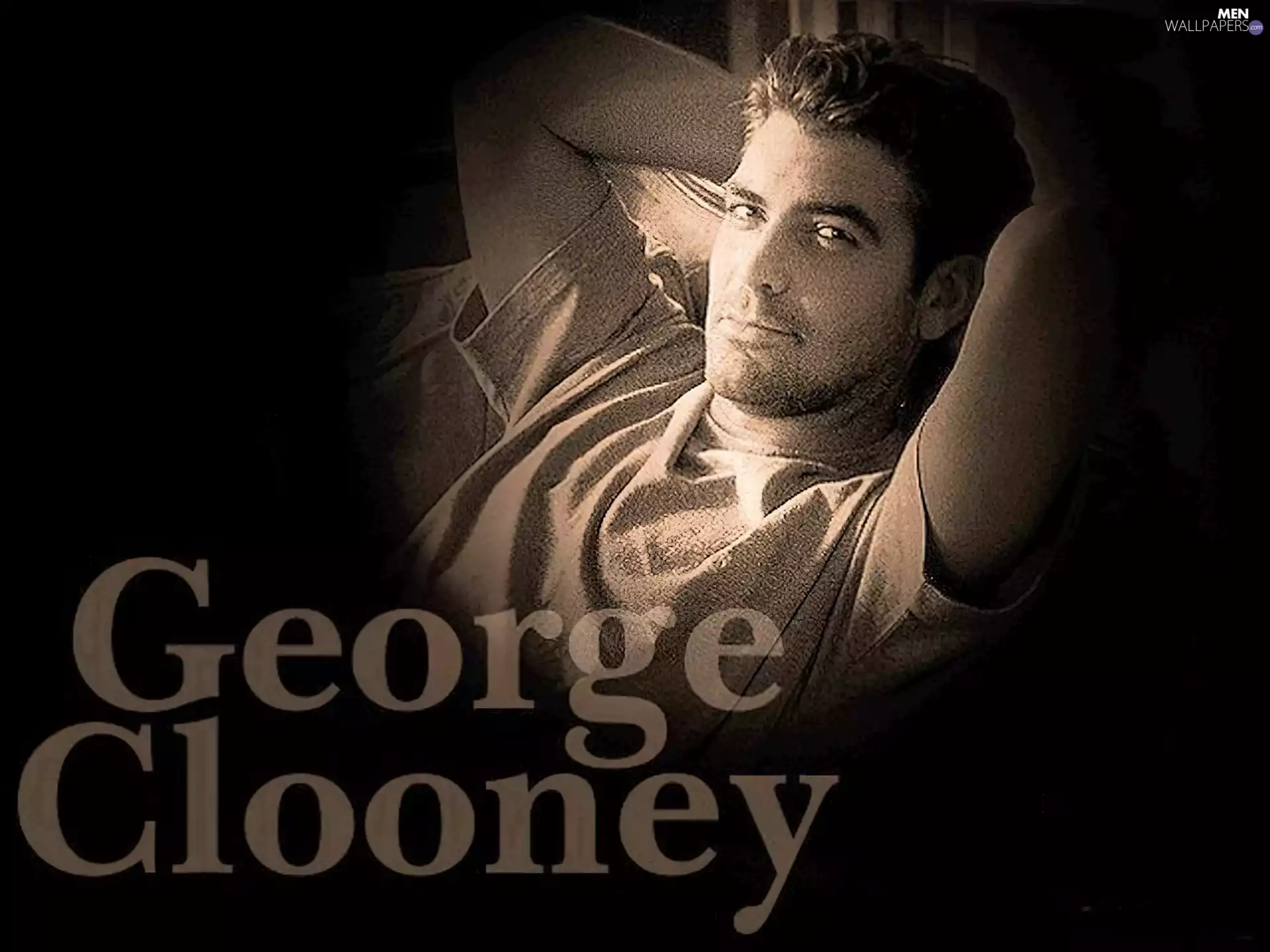 George Clooney, dark hair