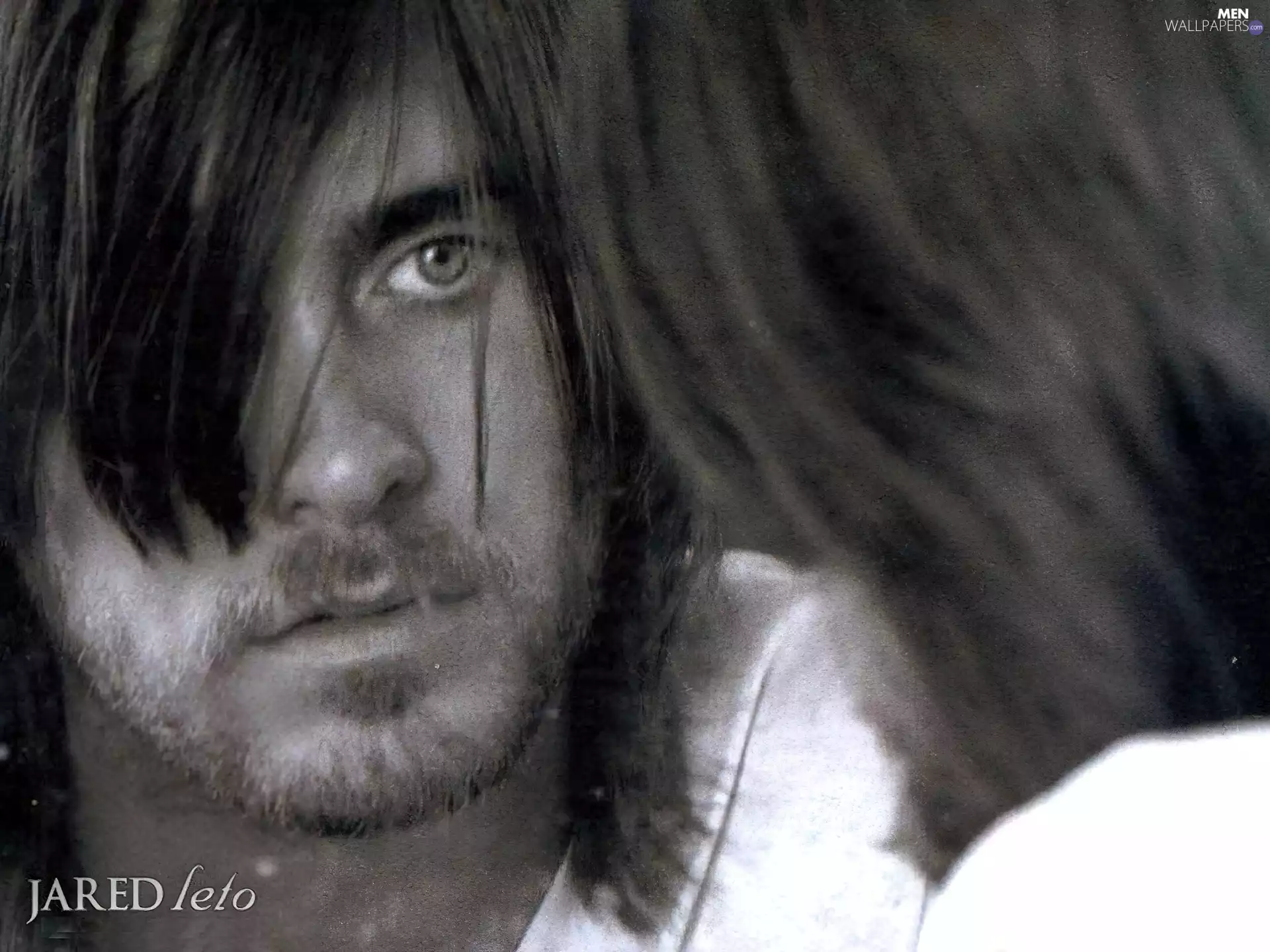 long hair, Jared Leto, eye