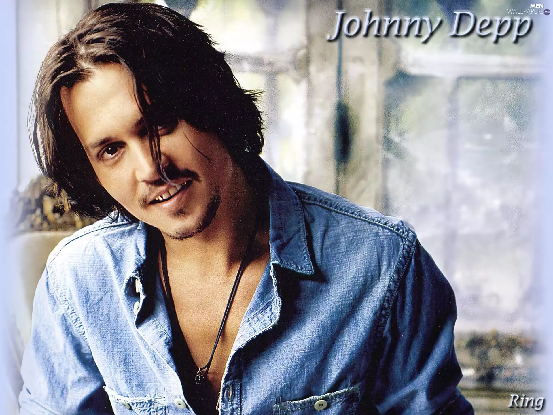 Johnny Depp, long hair
