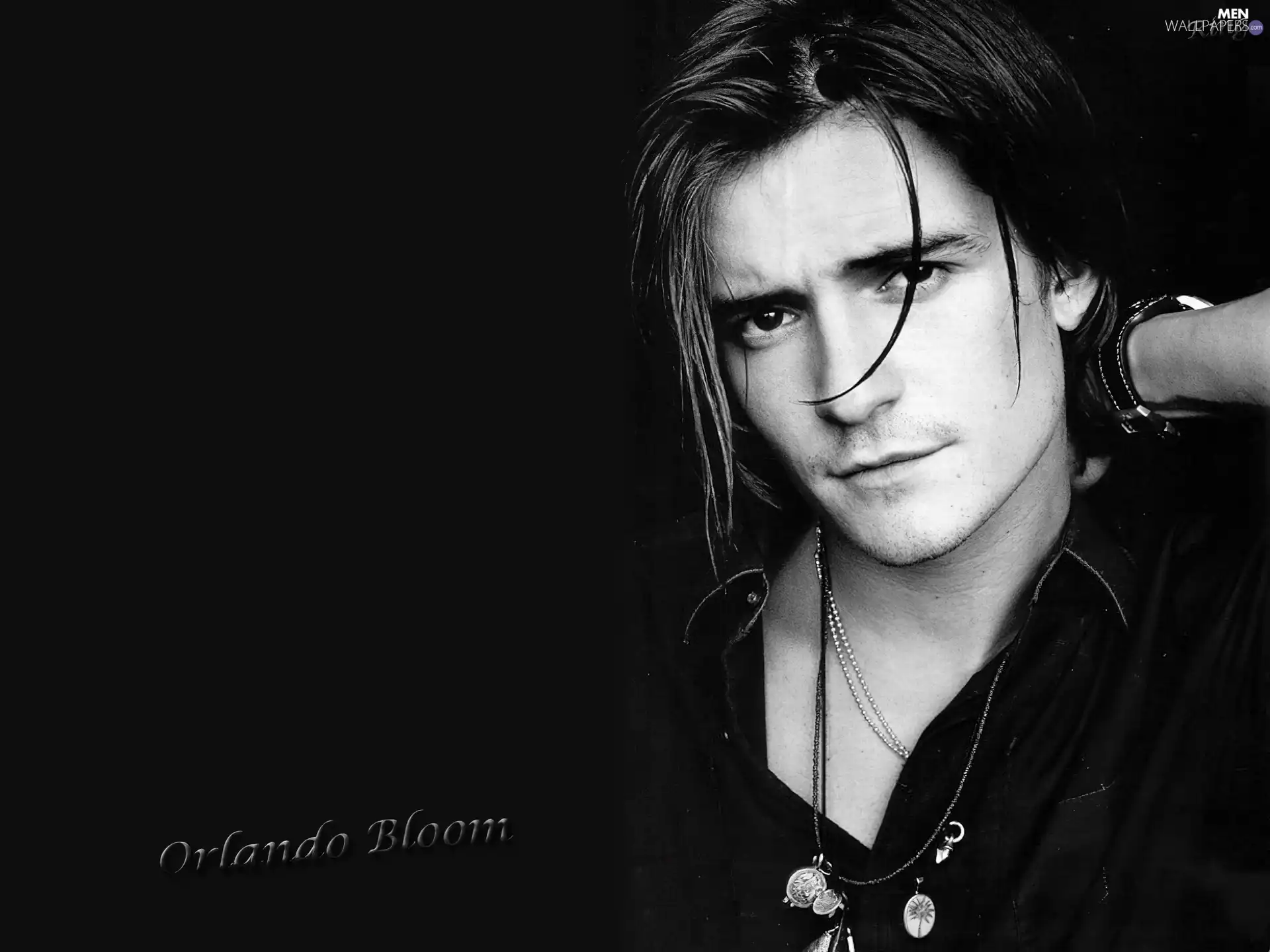 Orlando Bloom, dark hair