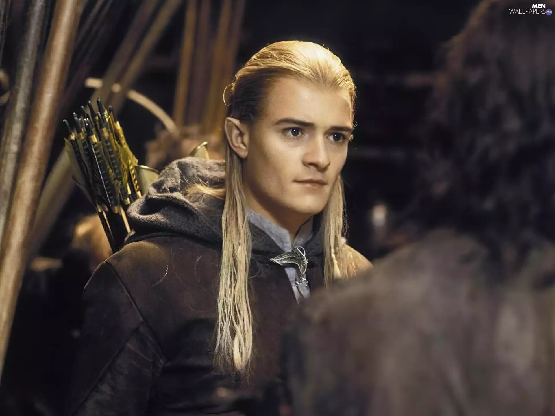 Orlando Bloom, long hair