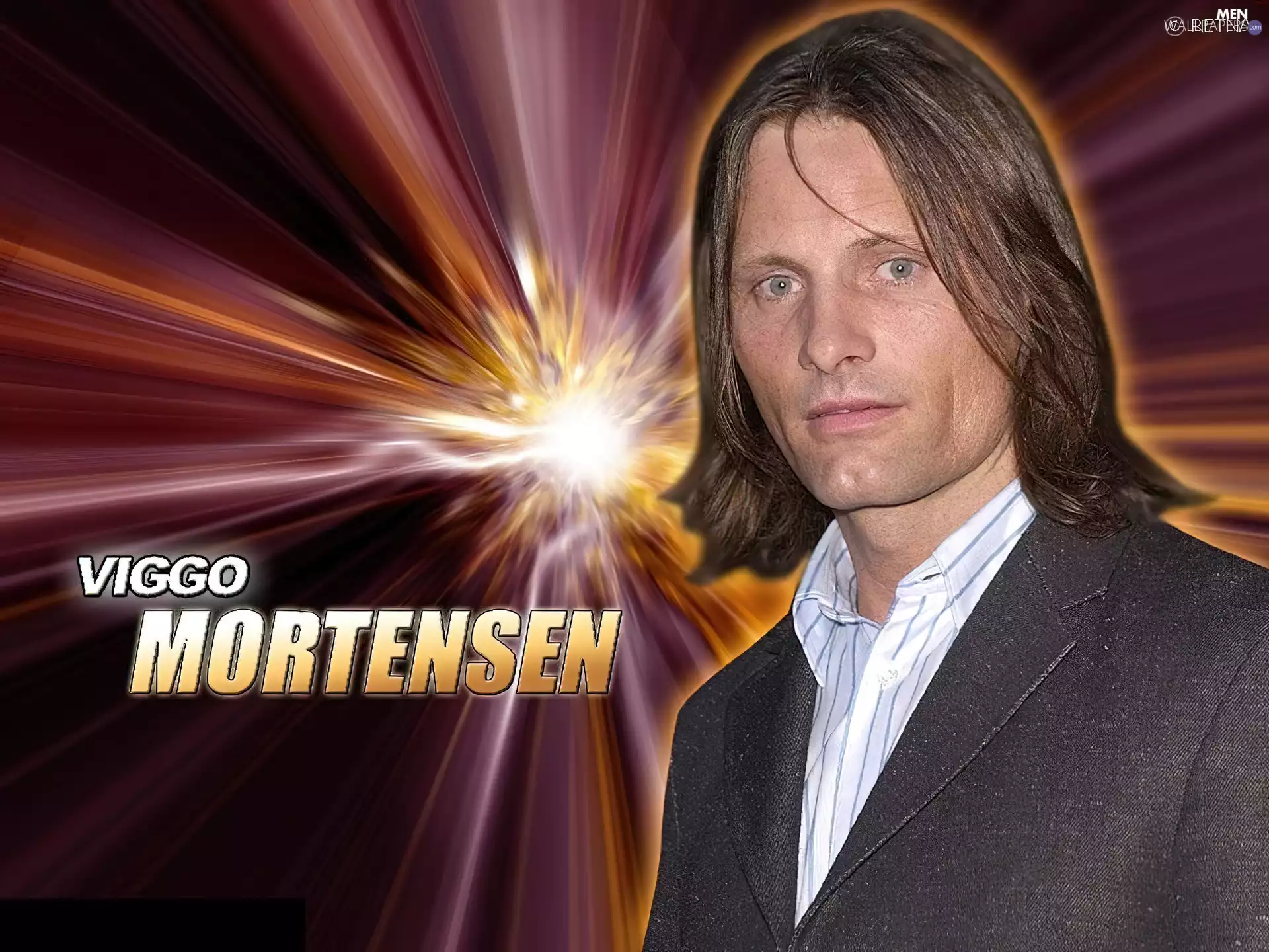 Viggo Mortensen, long hair