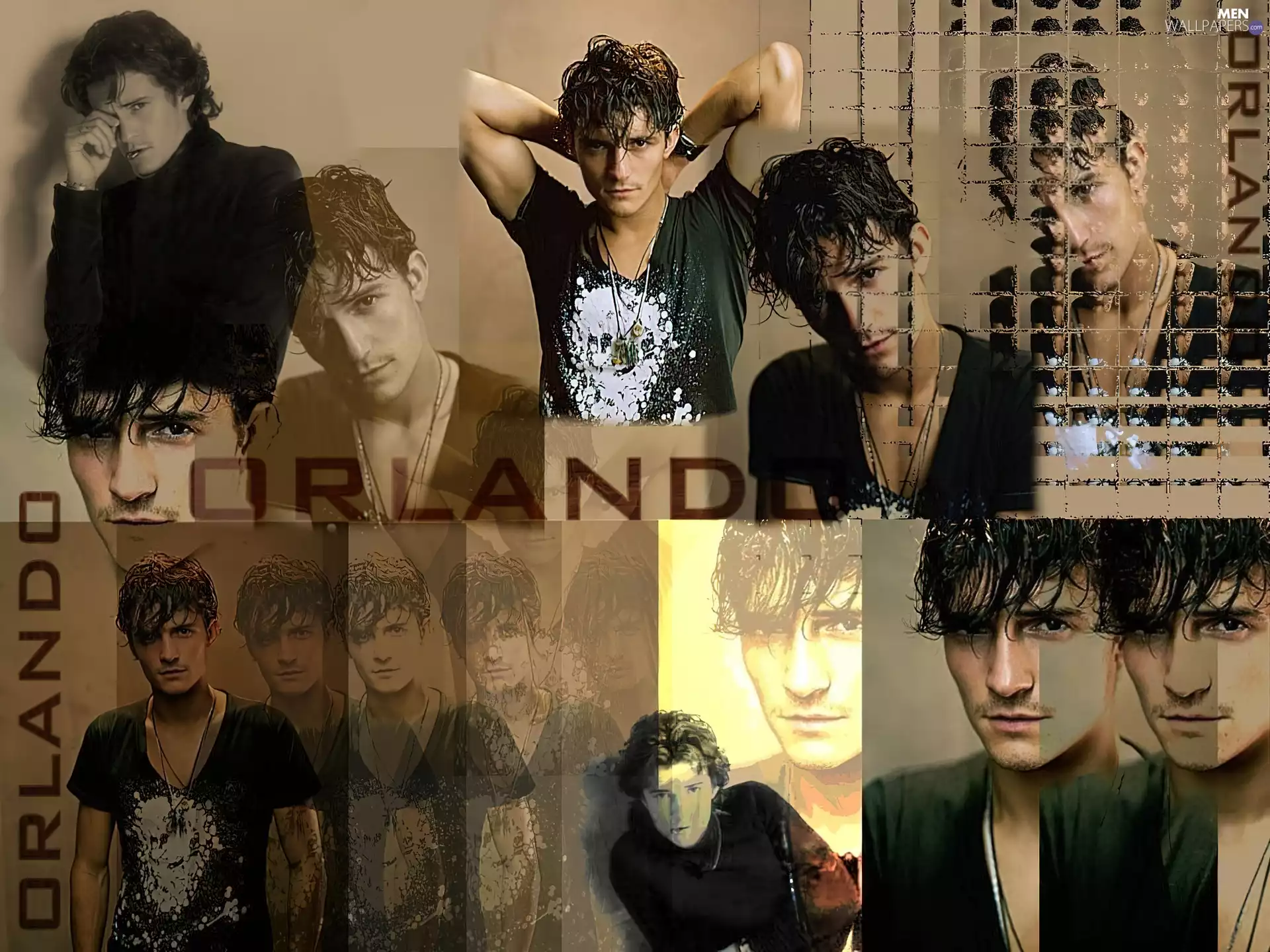 Orlando Bloom, Wet hairs