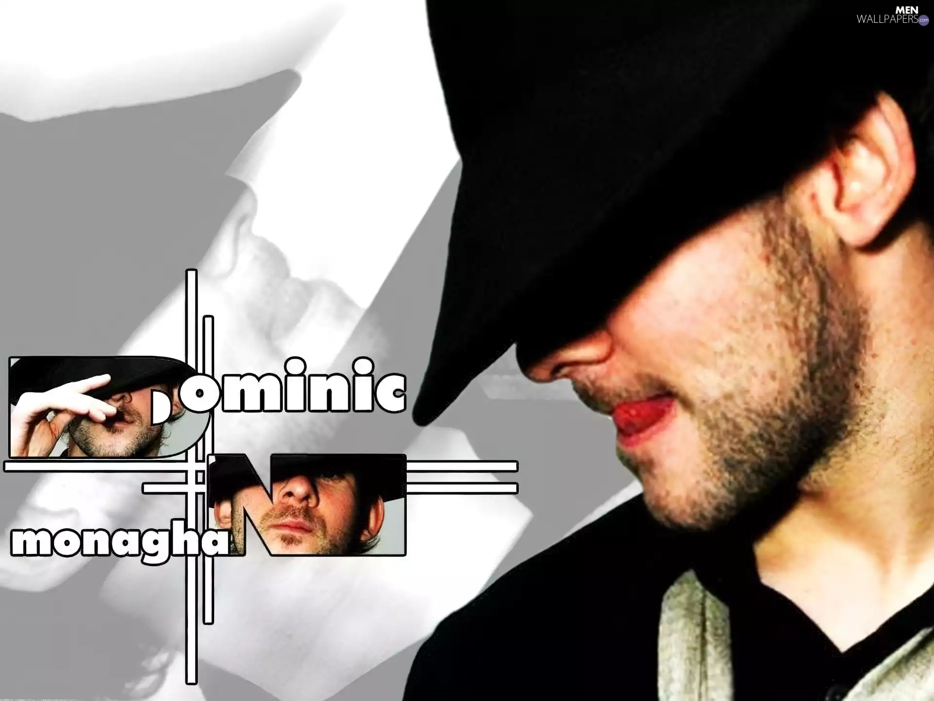 beard, Dominic Monaghan, Hat