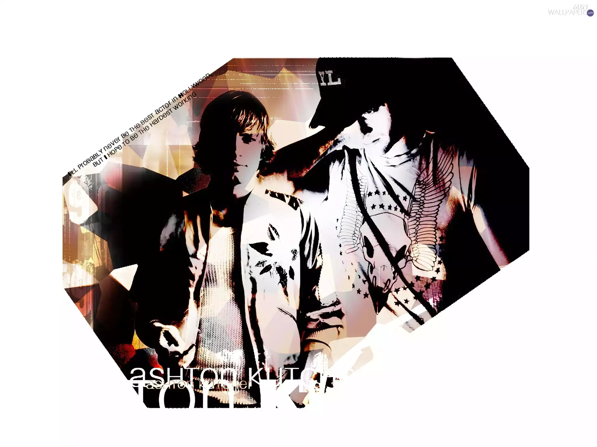 caret, Ashton Kutcher, Hat