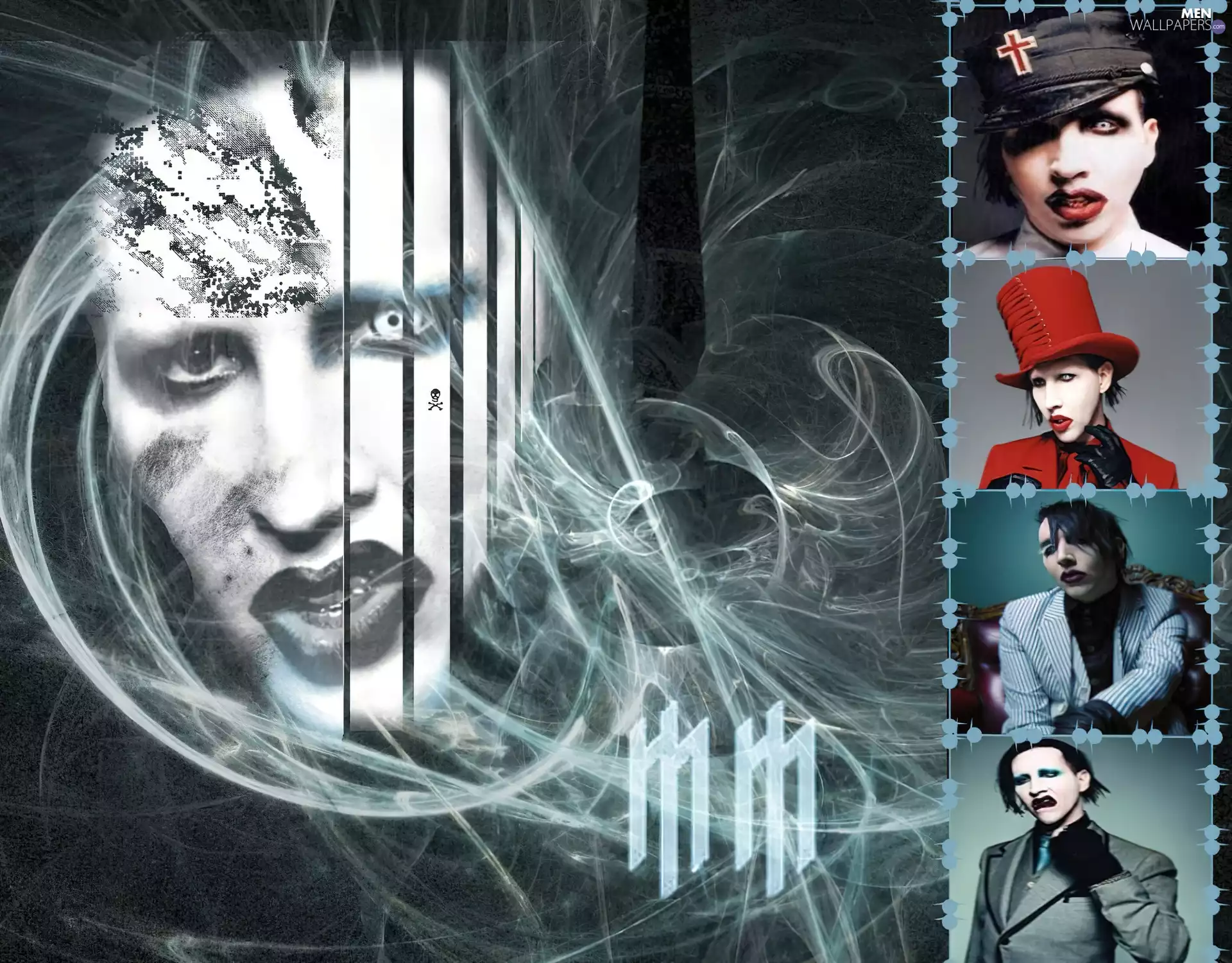 Marilyn Manson, Red, Hat, Brian Hugh Warner